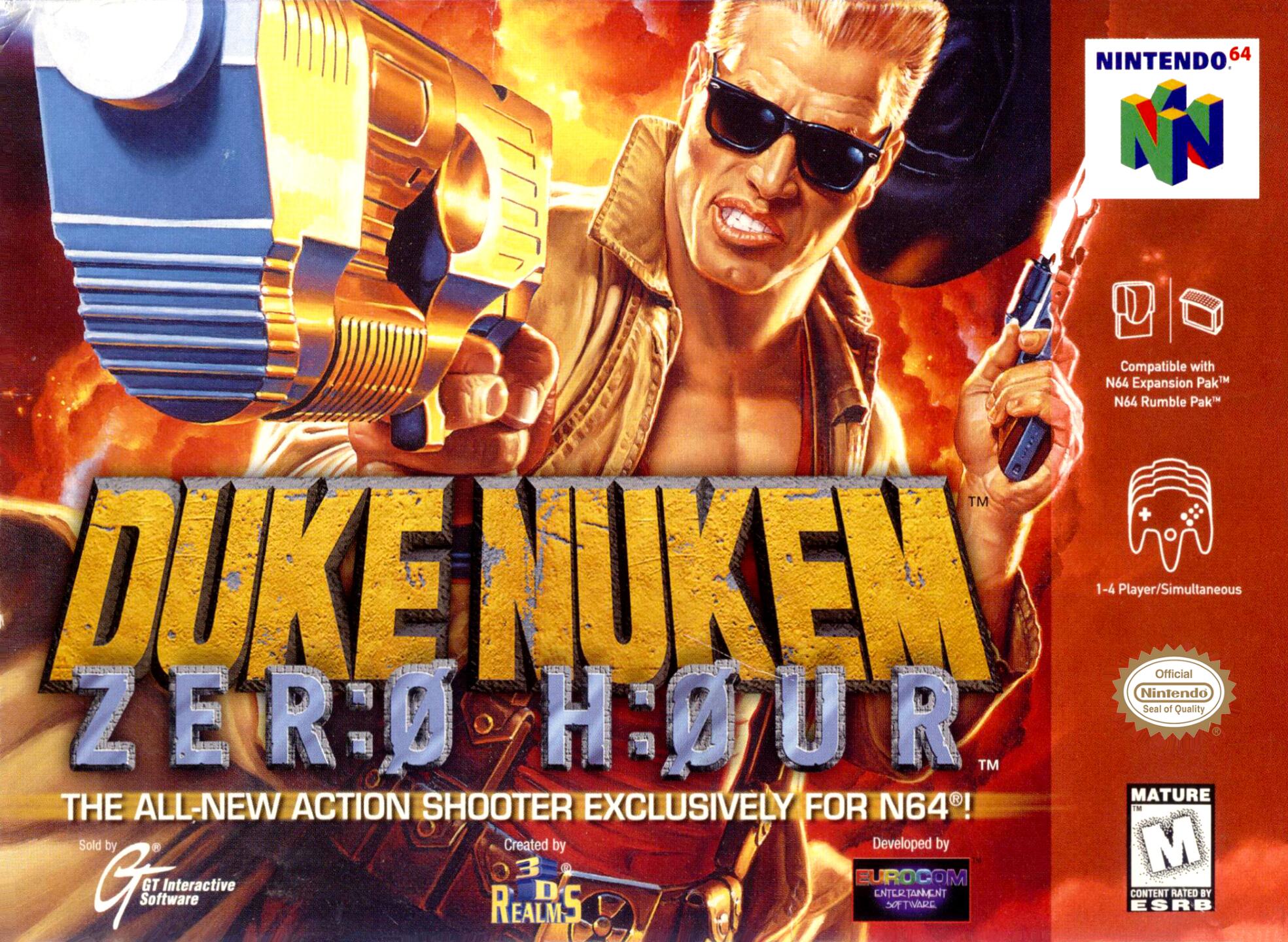 Duke Nukem - Zero Hour (USA) Cover