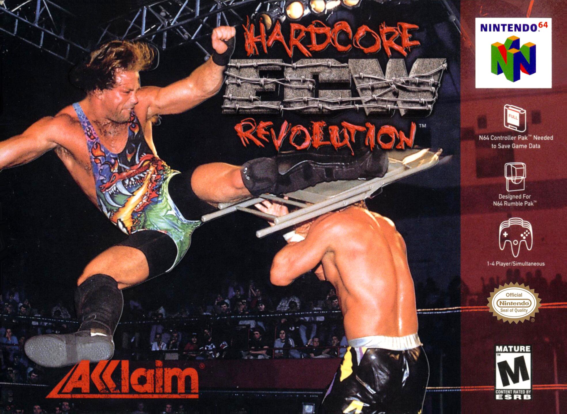 ECW Hardcore Revolution (USA) Cover
