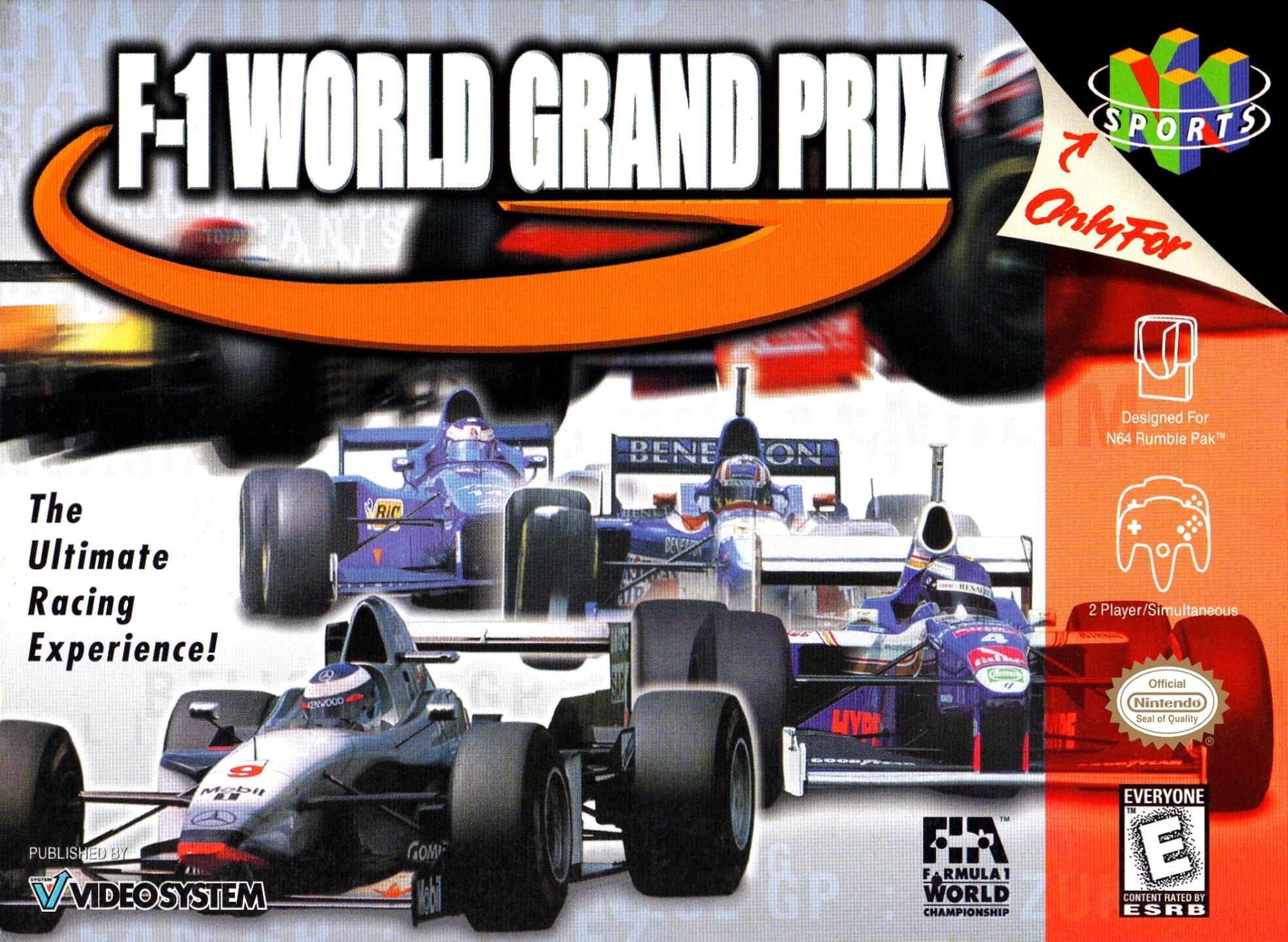 F-1 World Grand Prix (USA) Cover