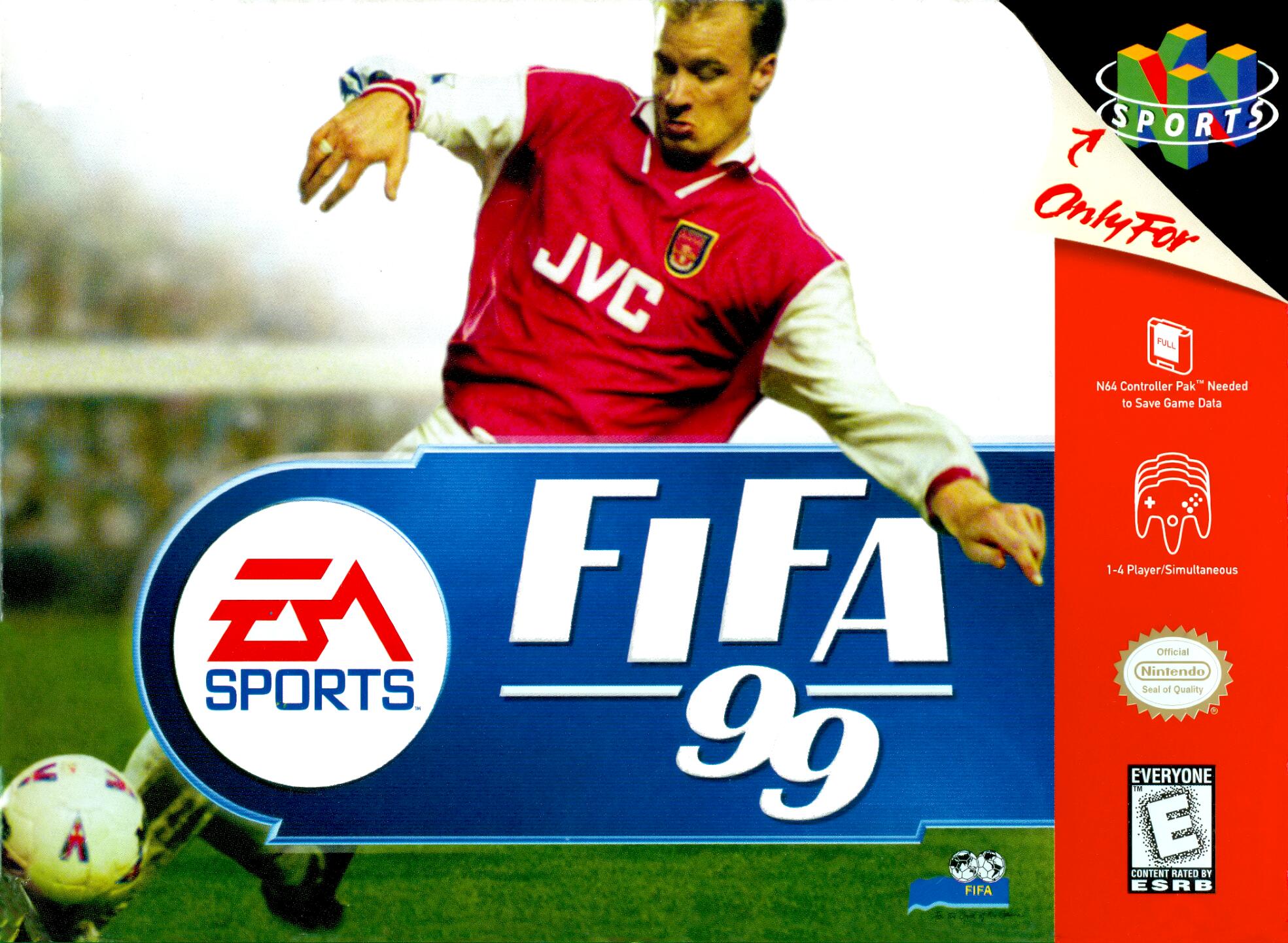 FIFA 99 (USA) (En,Fr,De,Es,It,Nl,Pt,Sv) Cover