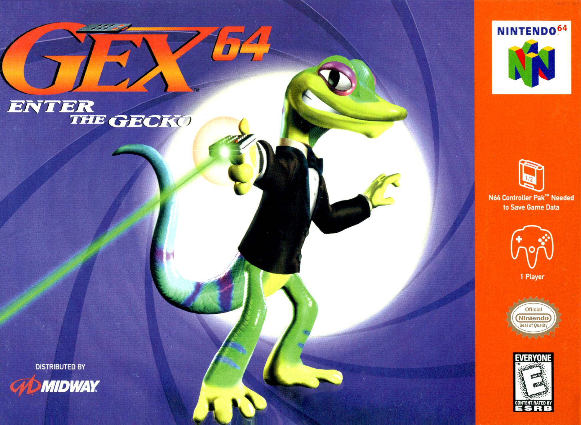 Gex 64 - Enter the Gecko (USA) Cover