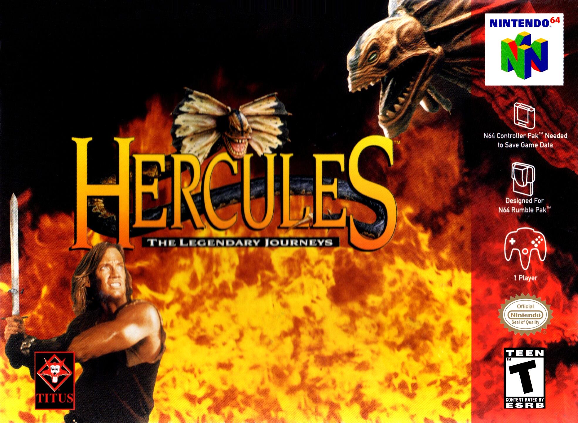 Hercules - The Legendary Journeys (USA) Cover