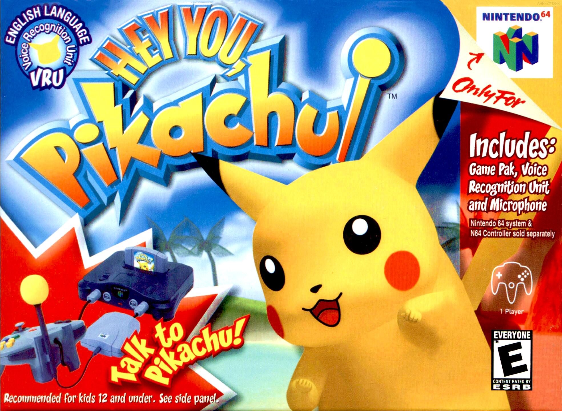 Hey You, Pikachu! (USA) Cover