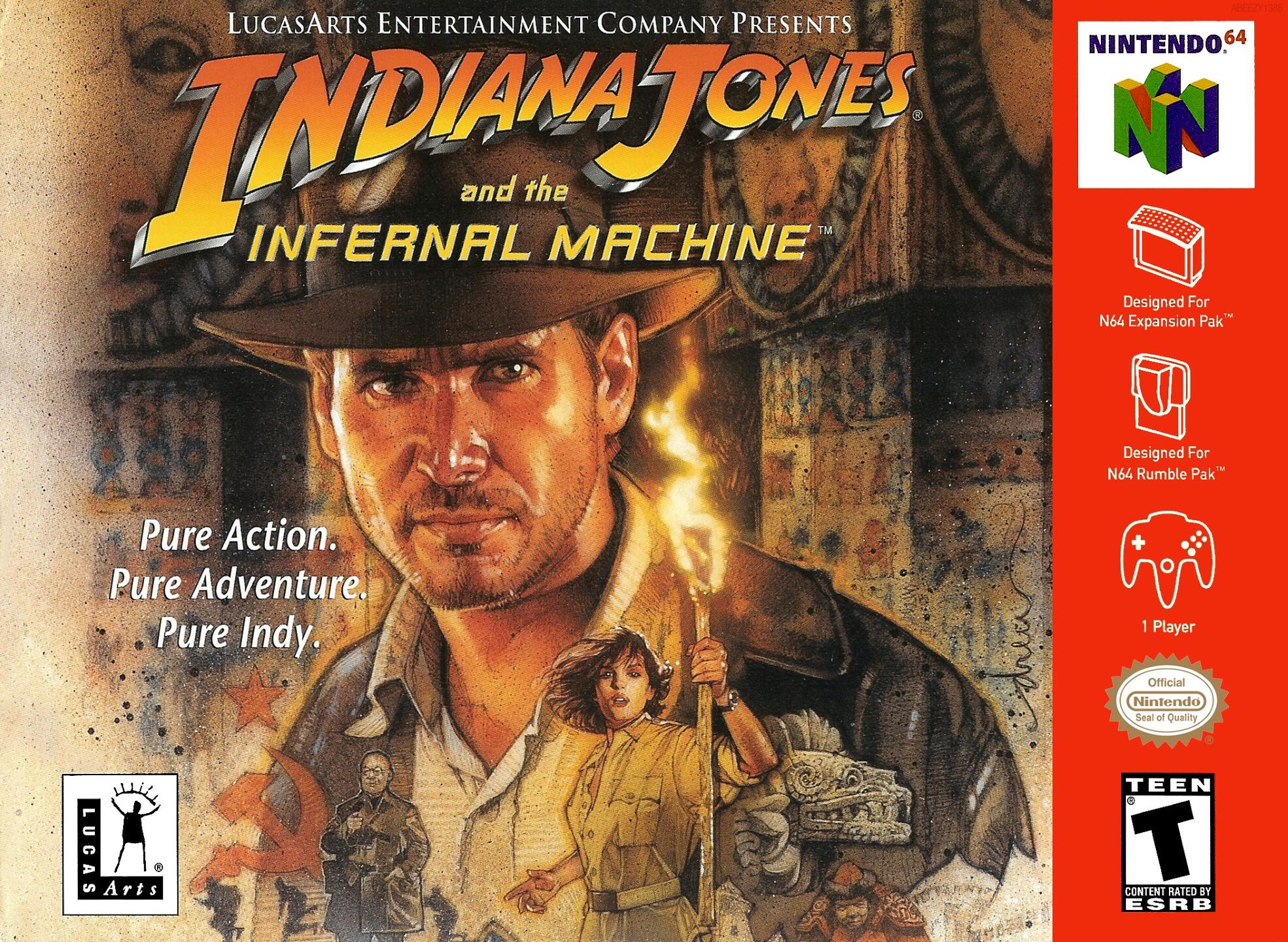 Indiana Jones and the Infernal Machine (USA) Cover
