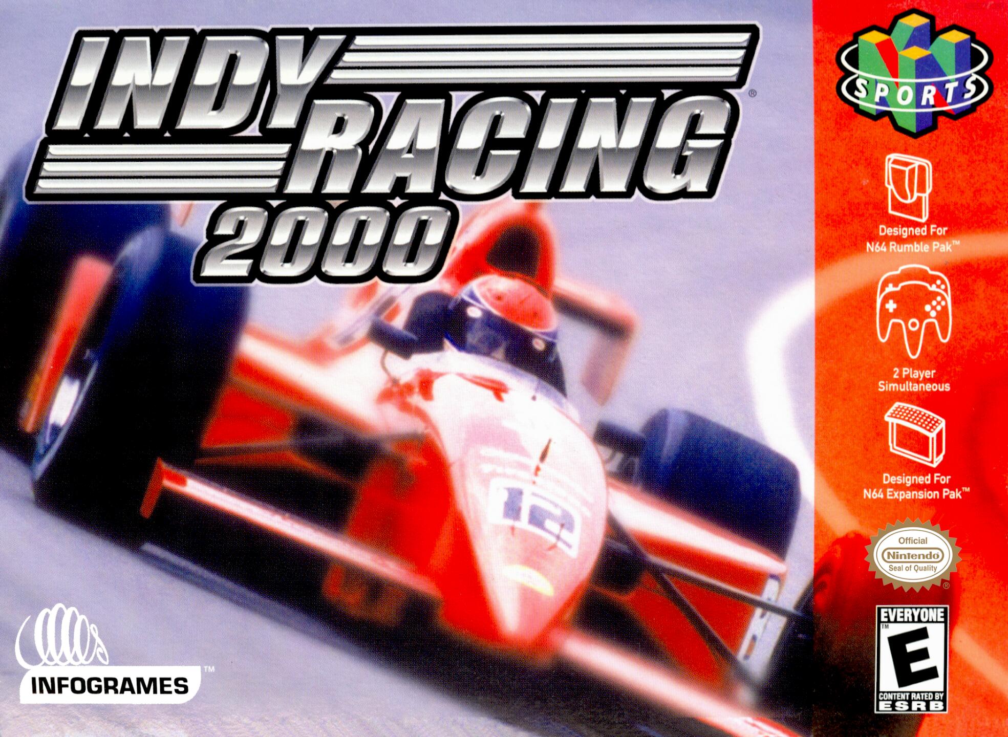 Indy Racing 2000 (USA) Cover
