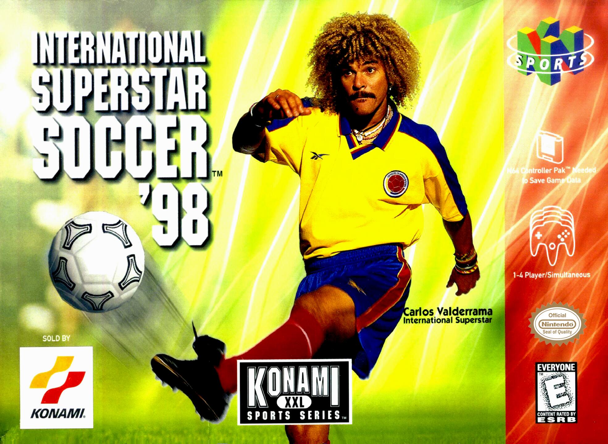 International Superstar Soccer '98 (USA) Cover