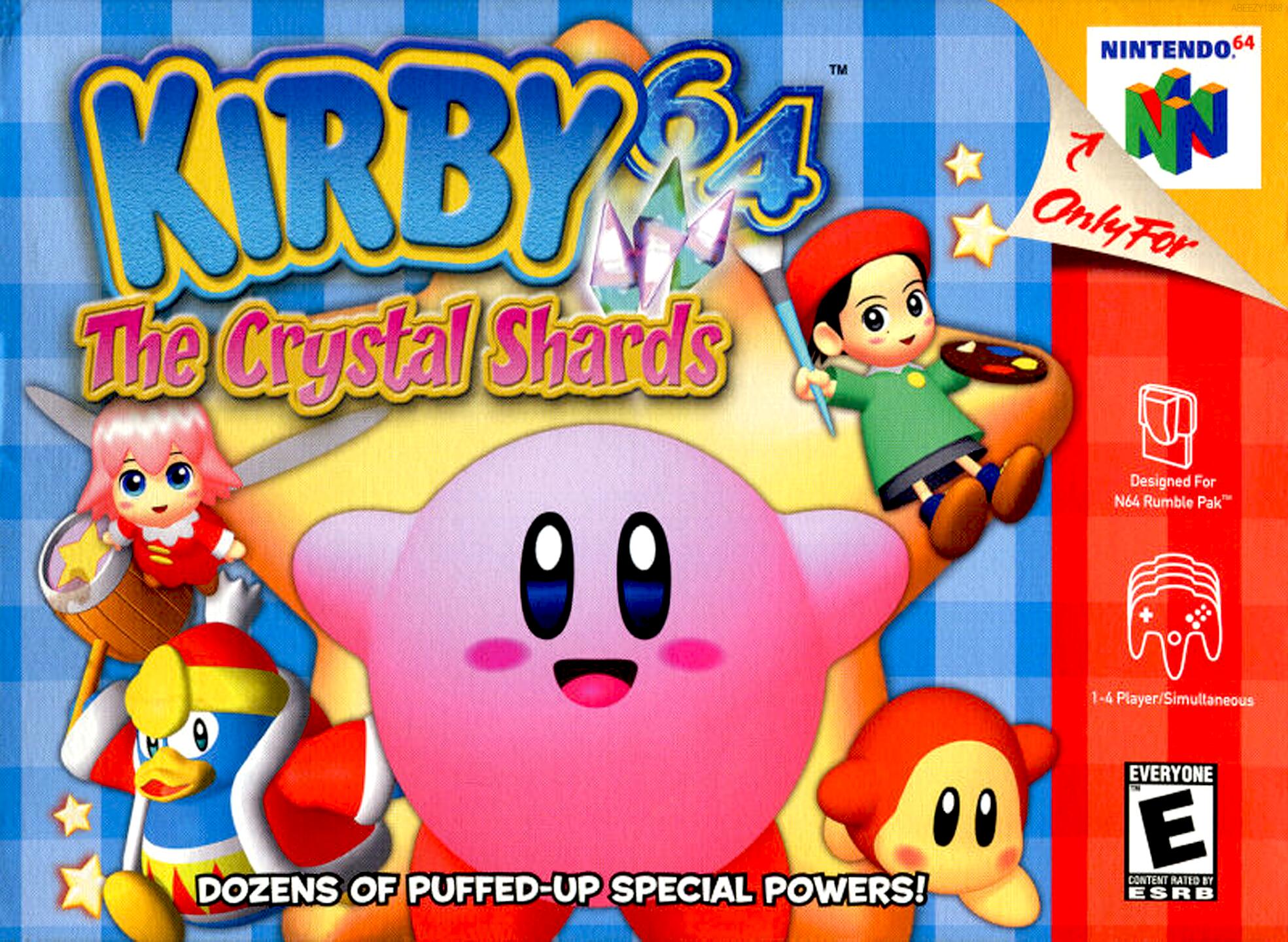 Kirby 64 - The Crystal Shards (USA) Cover