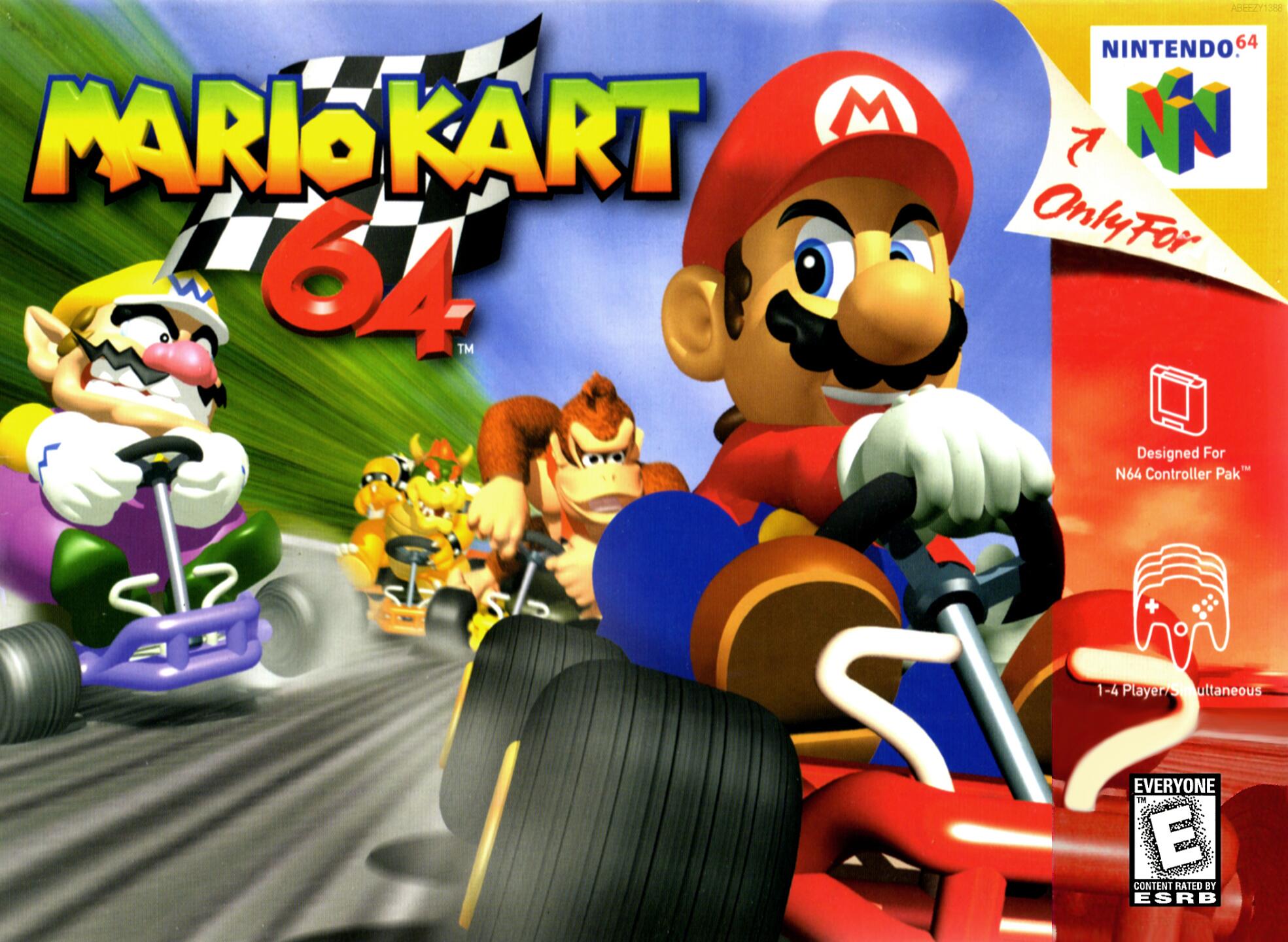 Mario Kart 64 (USA) Cover