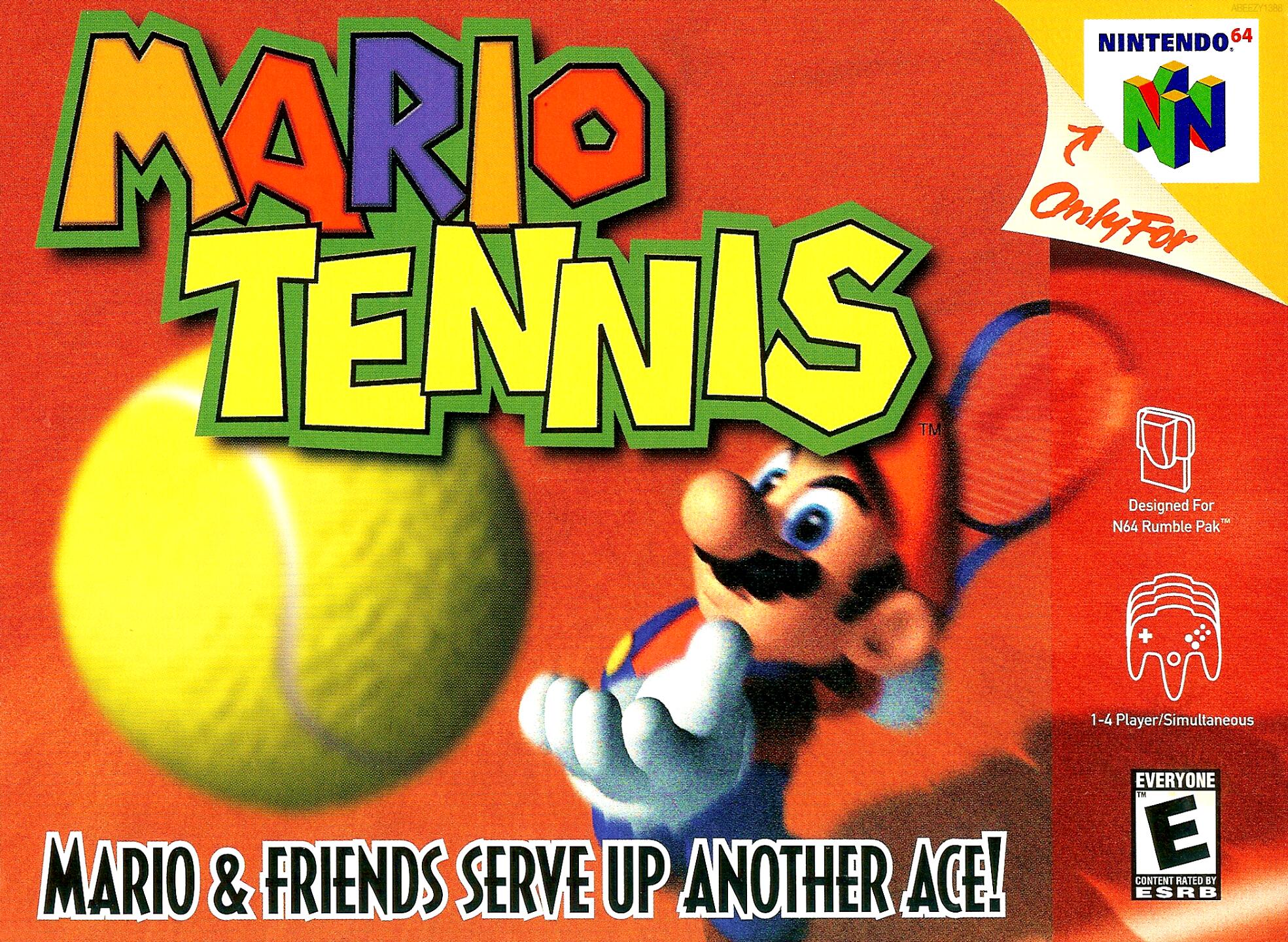 Mario Tennis (USA) Cover