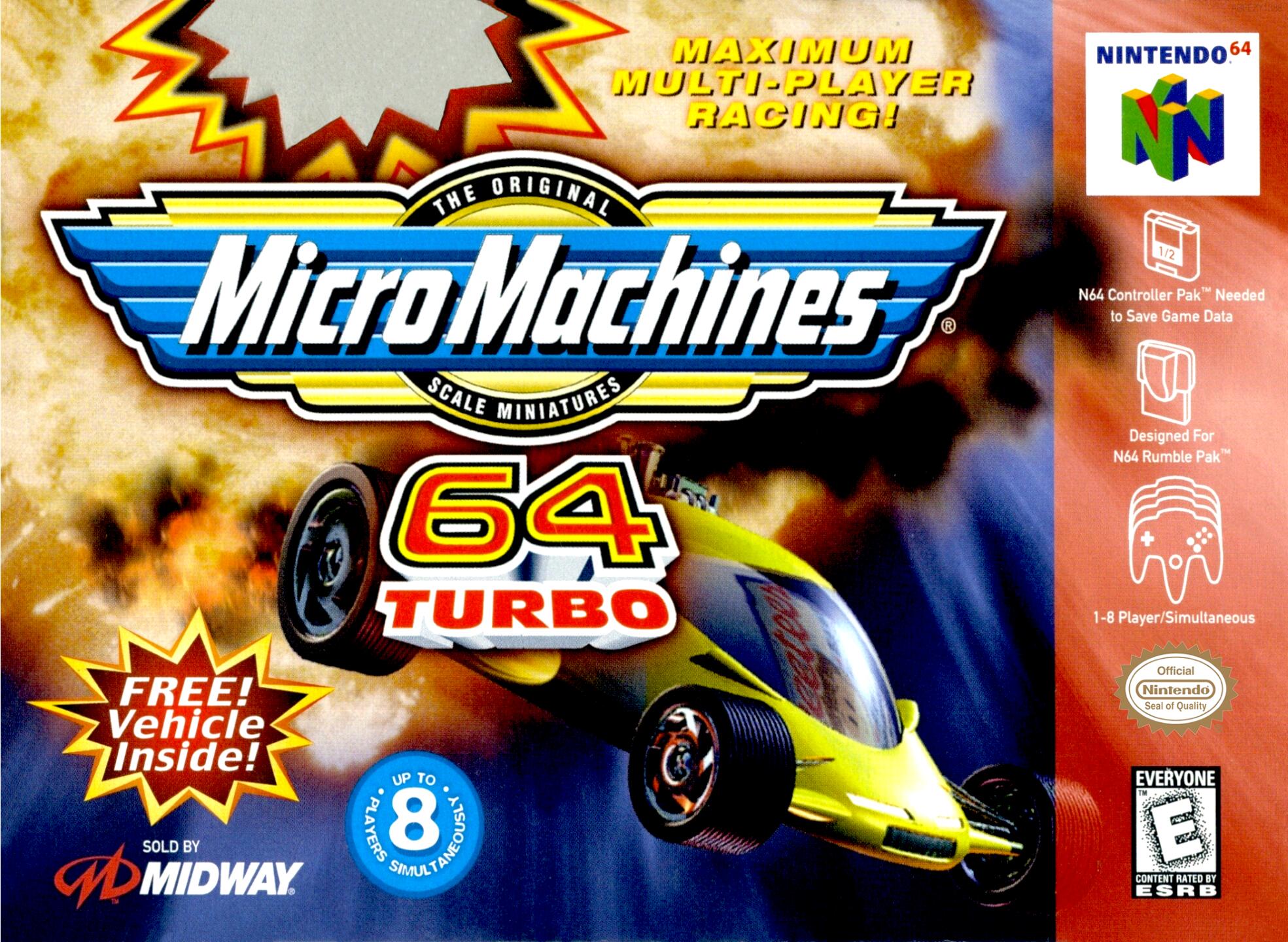 Micro Machines 64 Turbo (USA) Cover