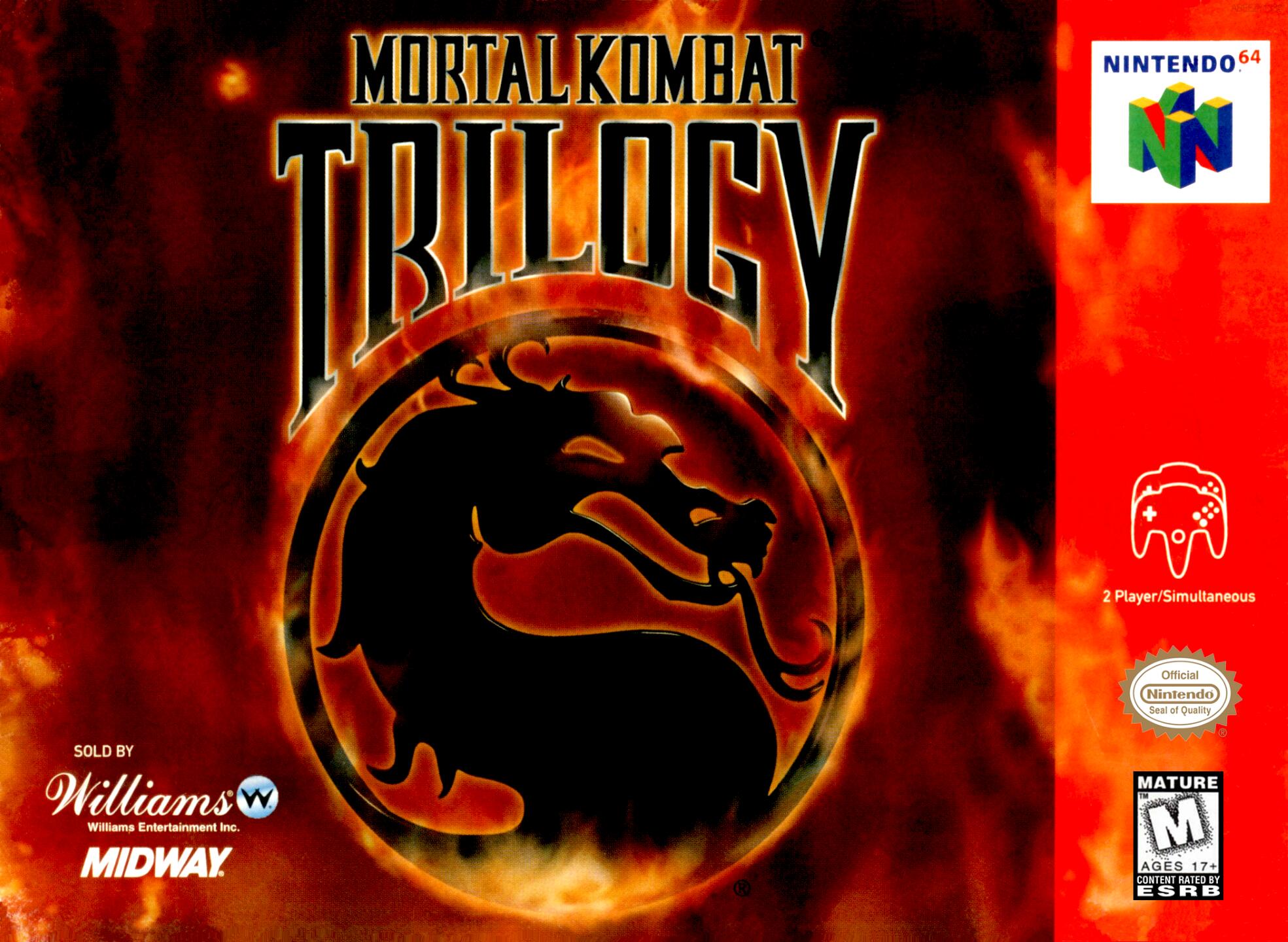 Mortal Kombat Trilogy (USA) (Rev 2) Cover