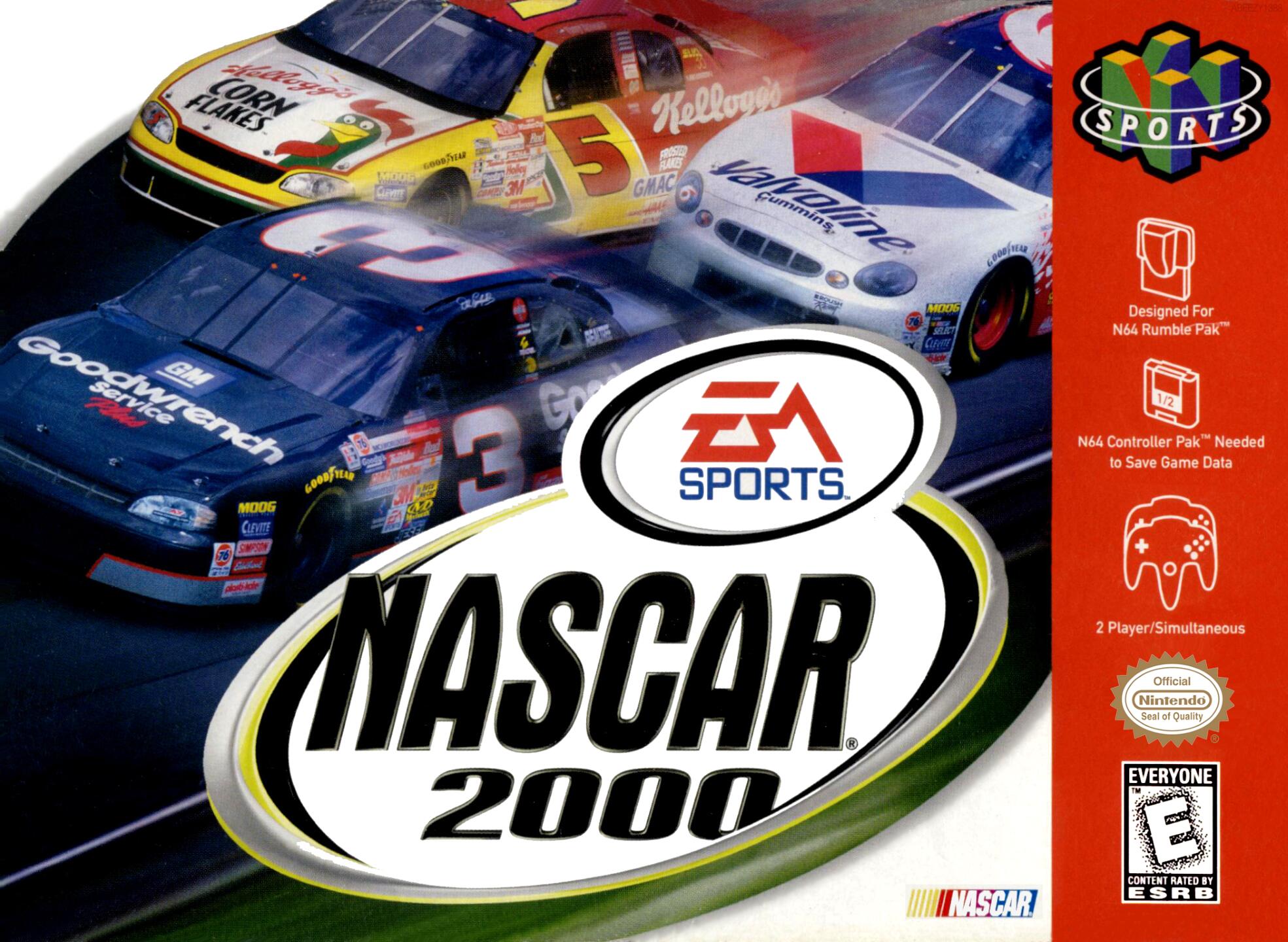 NASCAR 2000 (USA) Cover