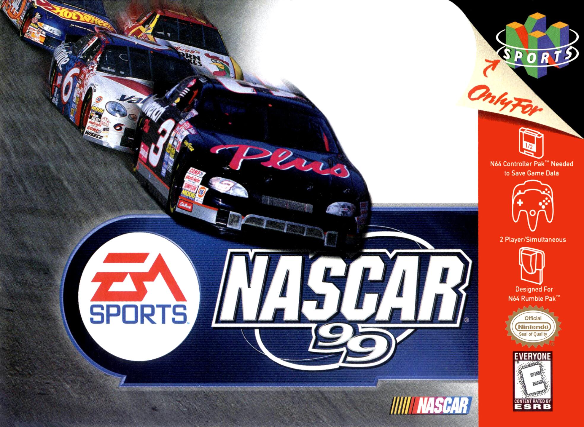NASCAR 99 (USA) Cover