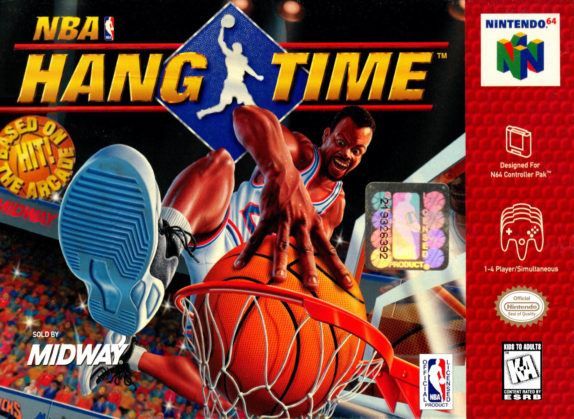 NBA Hangtime (USA) Cover