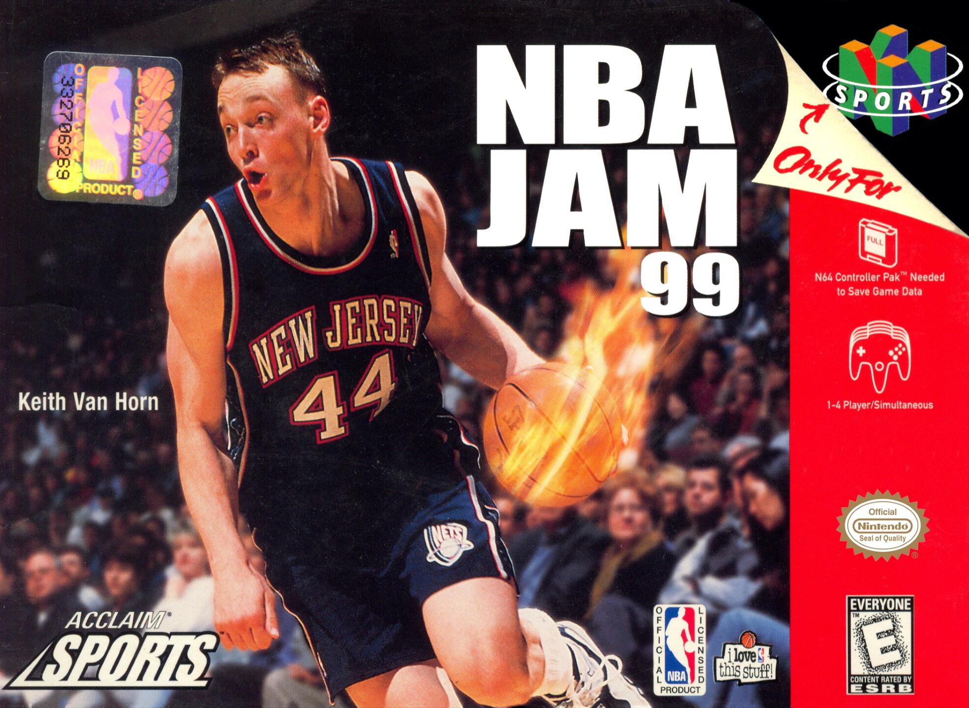 NBA Jam 99 (USA) Cover