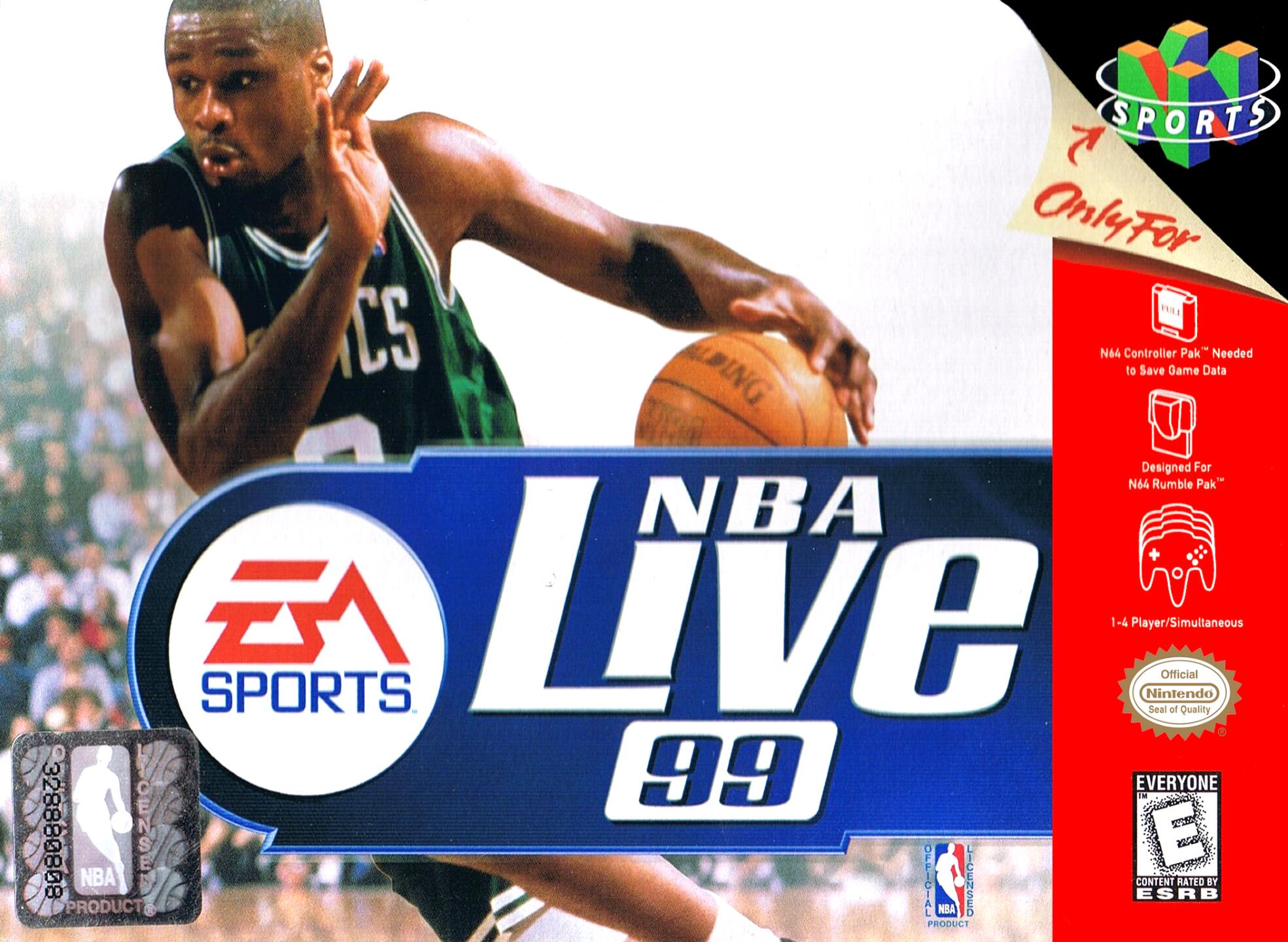 NBA Live 99 (USA) (En,Fr,De,Es,It) Cover