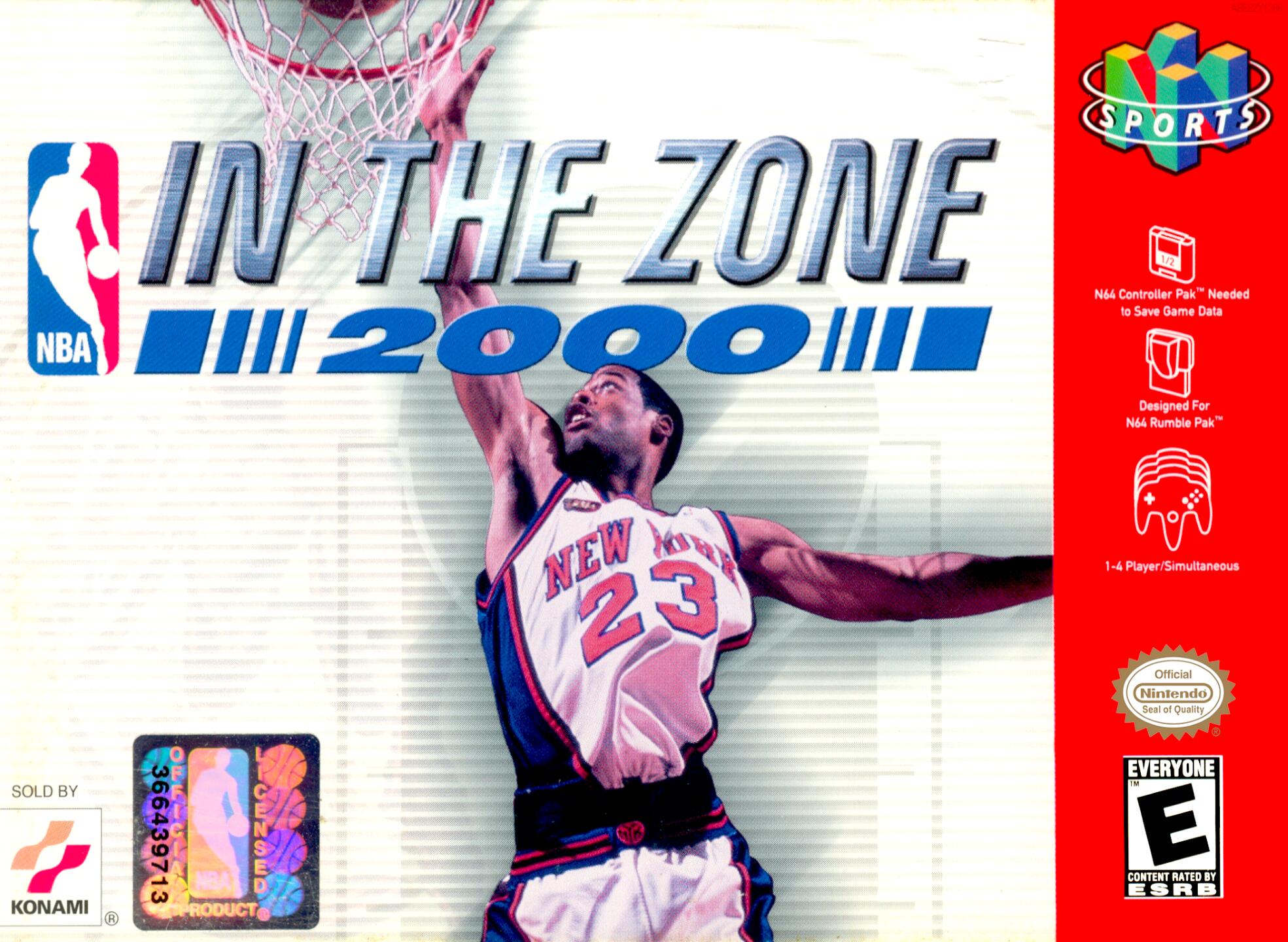 NBA in the Zone 2000 (USA) Cover