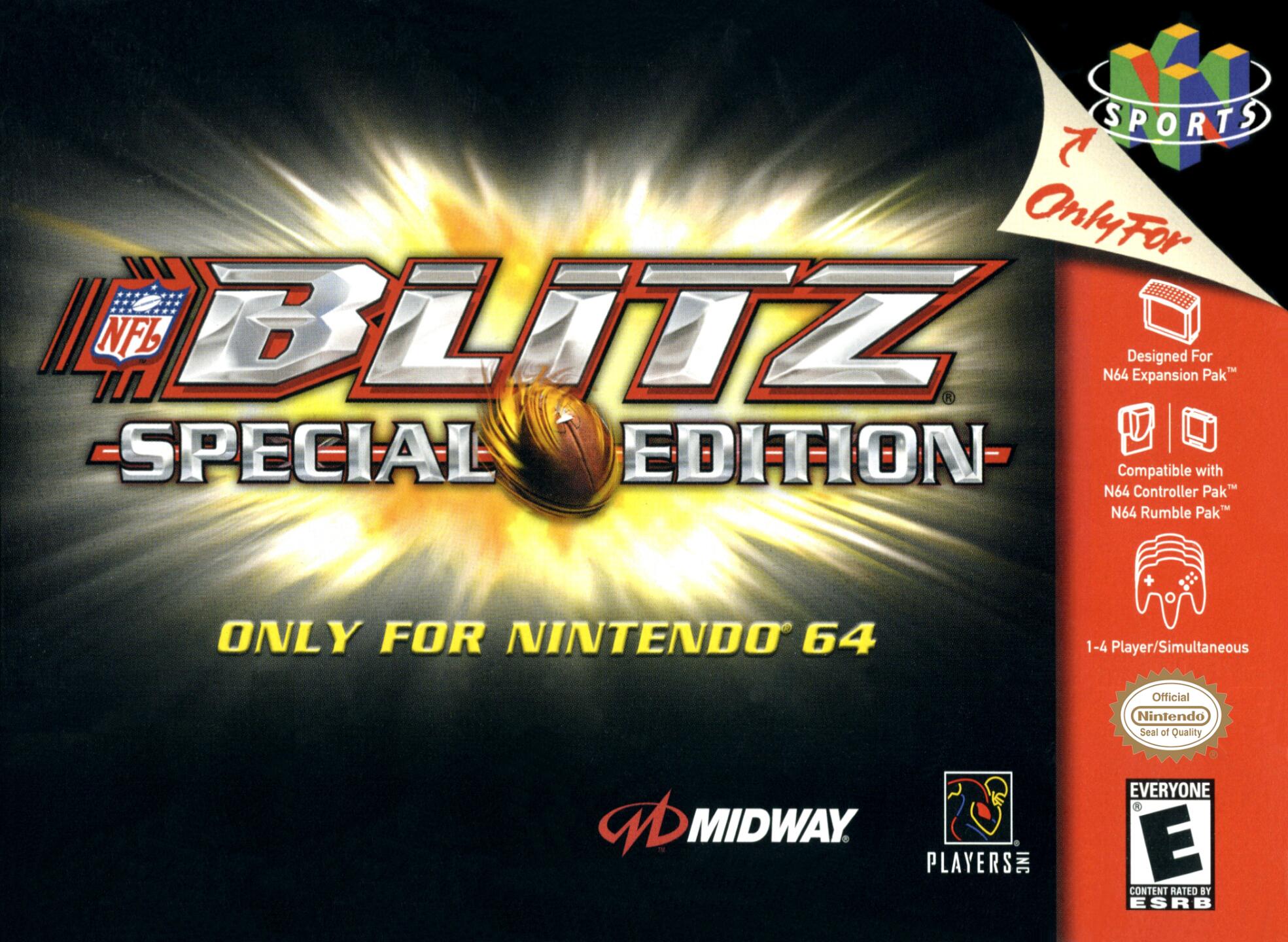 NFL Blitz - Special Edition (USA) Cover
