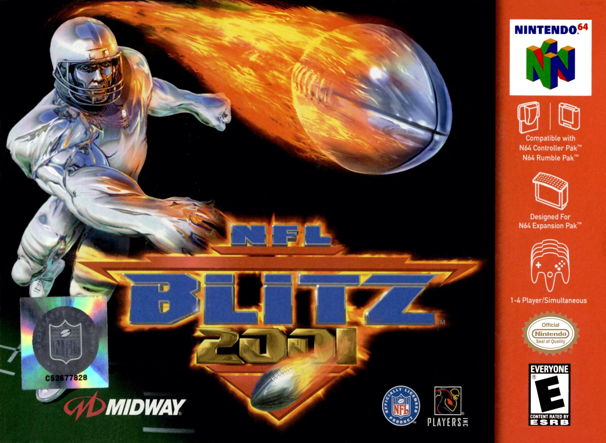 NFL Blitz 2001 (USA) Cover