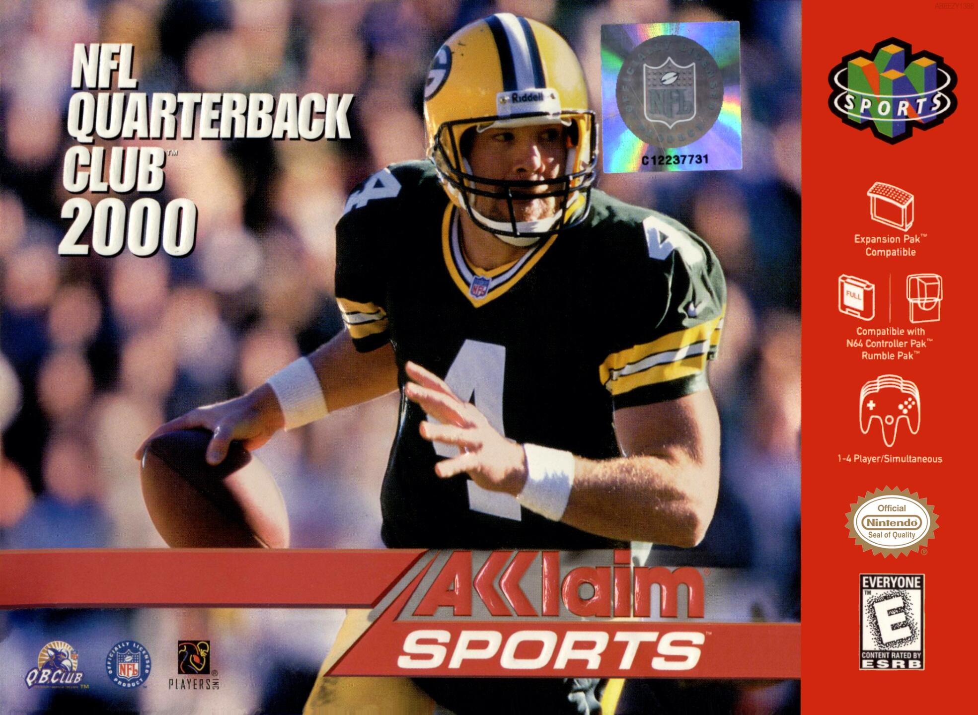 NFL Quarterback Club 2000 (USA) Cover
