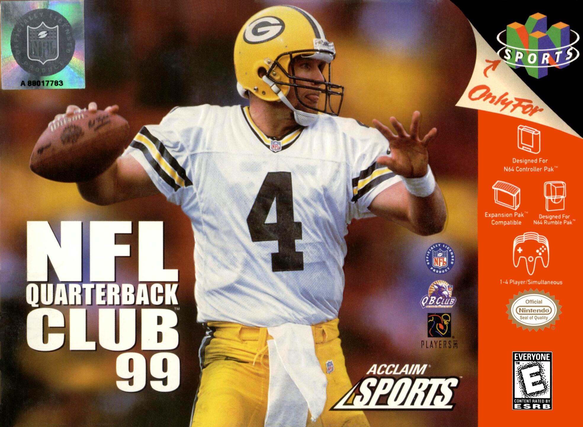 NFL Quarterback Club 99 (USA) Cover