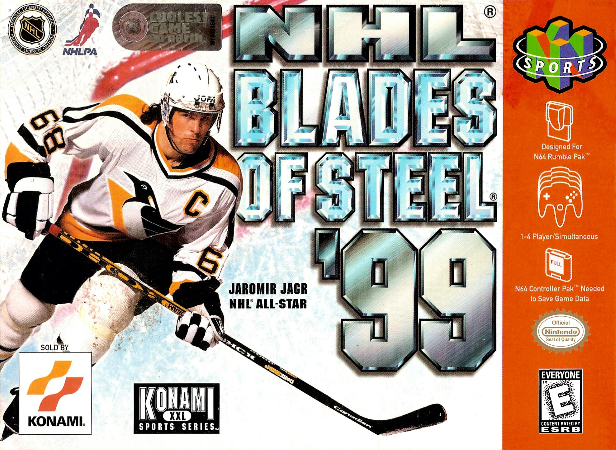 NHL Blades of Steel '99 (USA) Cover
