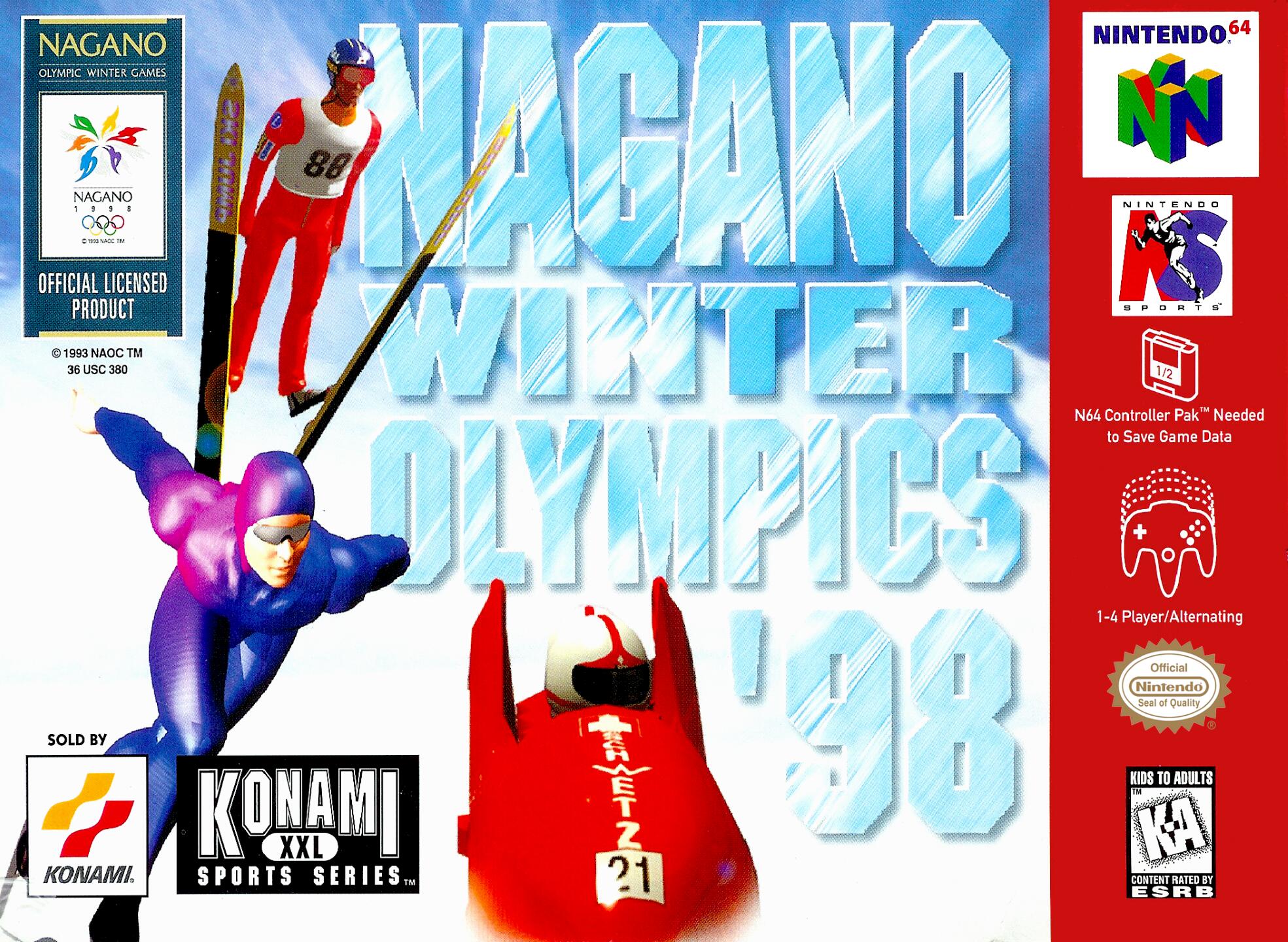 Nagano Winter Olympics '98 (USA) Cover