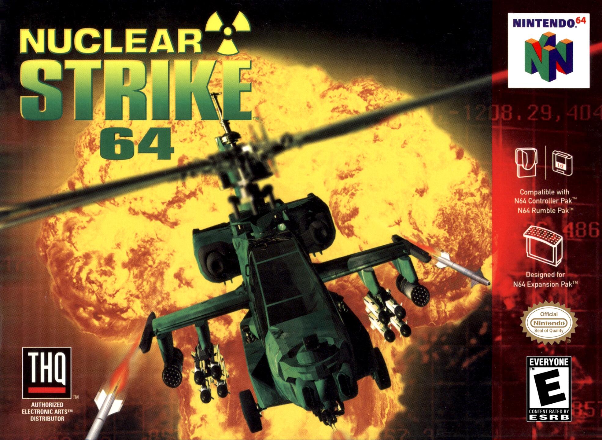 Nuclear Strike 64 (USA) Cover