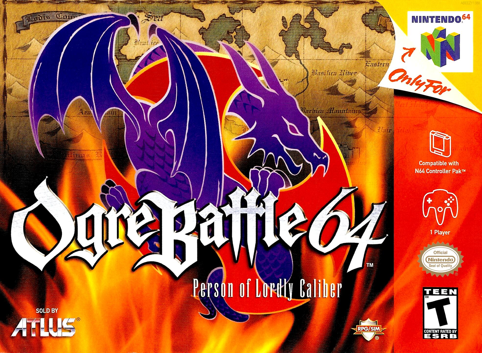 Ogre Battle 64 - Person of Lordly Caliber (USA) (Rev 1) Cover