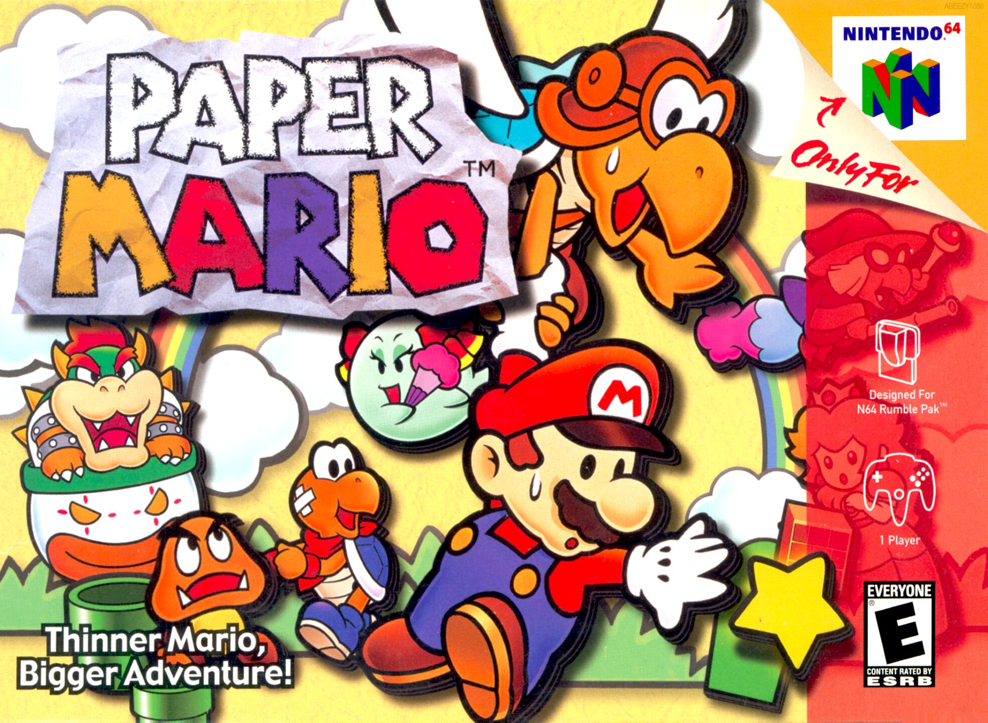 Paper Mario (USA) Cover