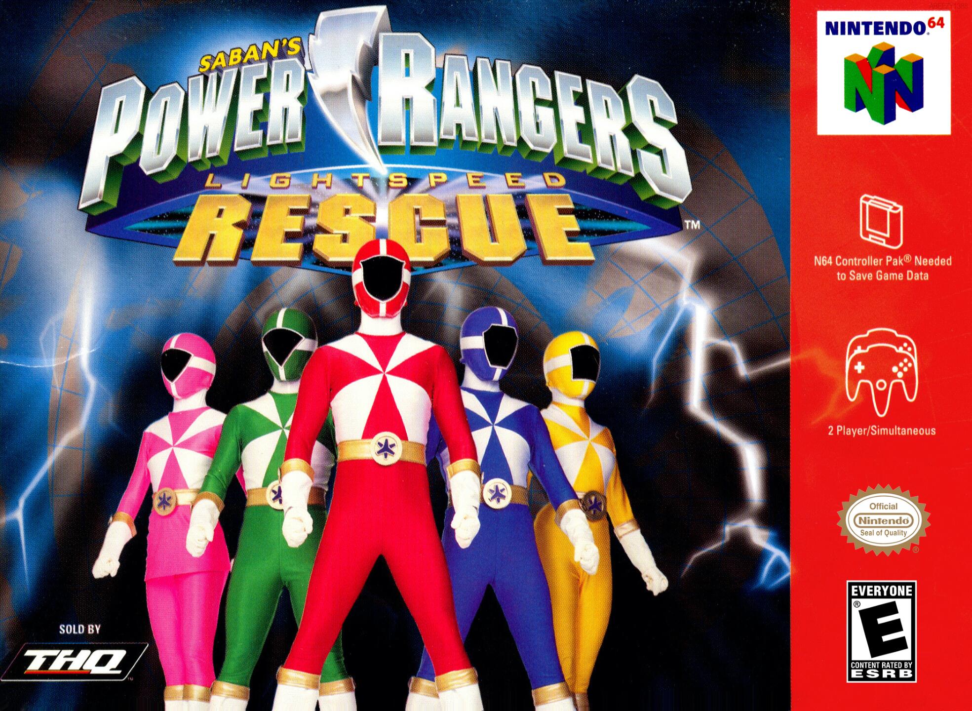 Power Rangers - Lightspeed Rescue (USA) Cover