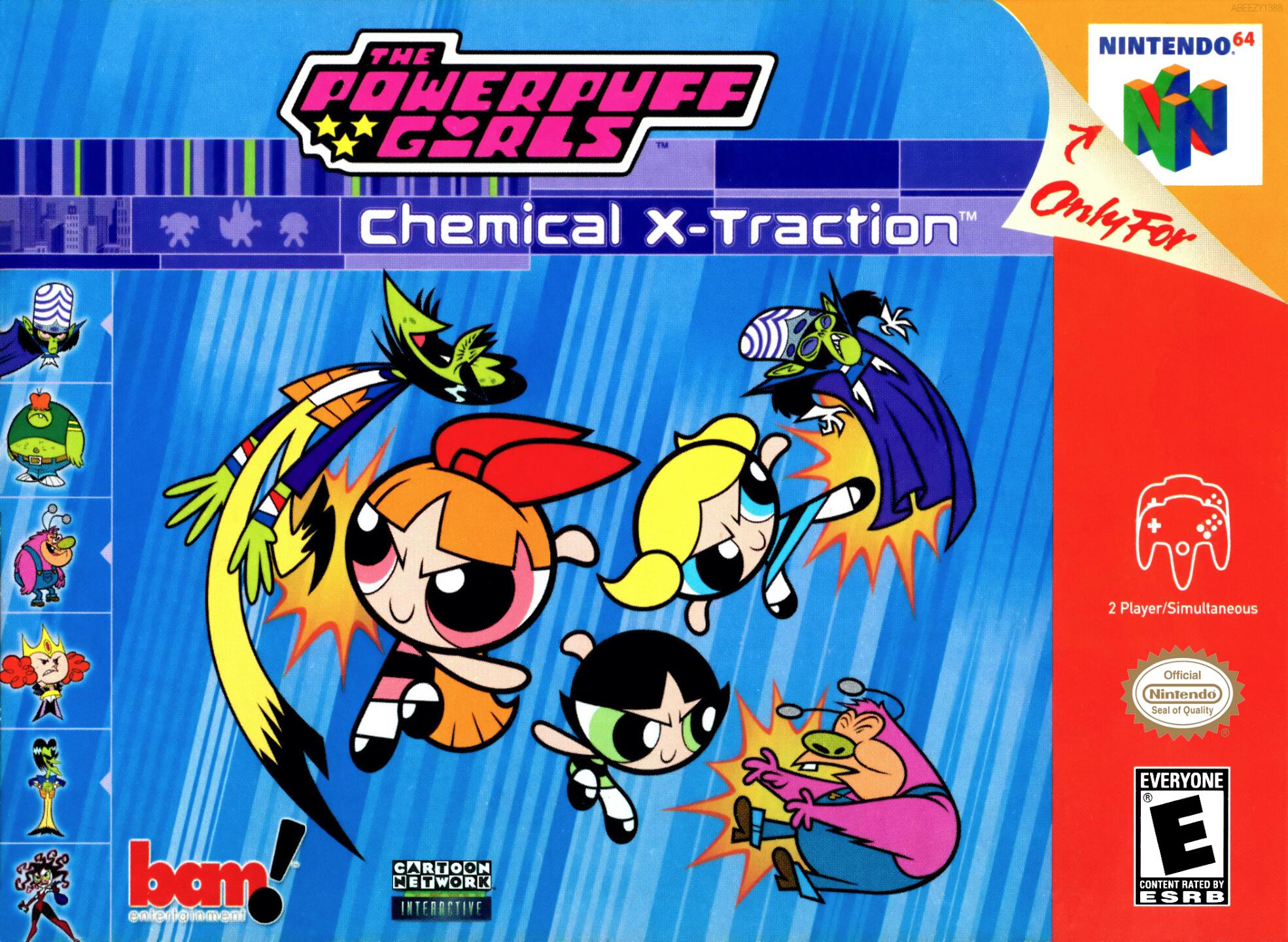 Powerpuff Girls, The - Chemical X-Traction (USA) Cover