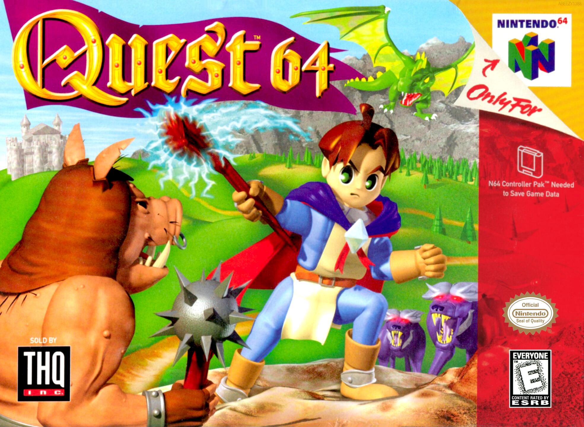 Quest 64 (USA) Cover