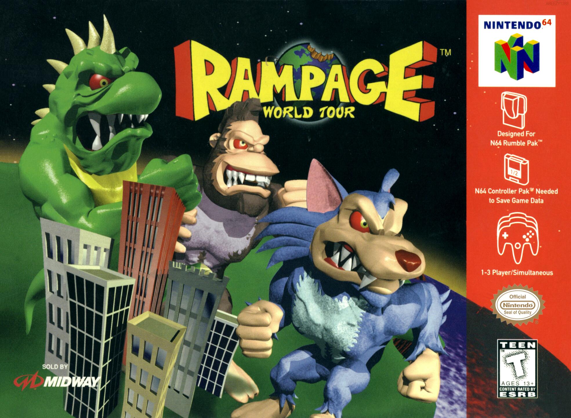 Rampage - World Tour (USA) Cover