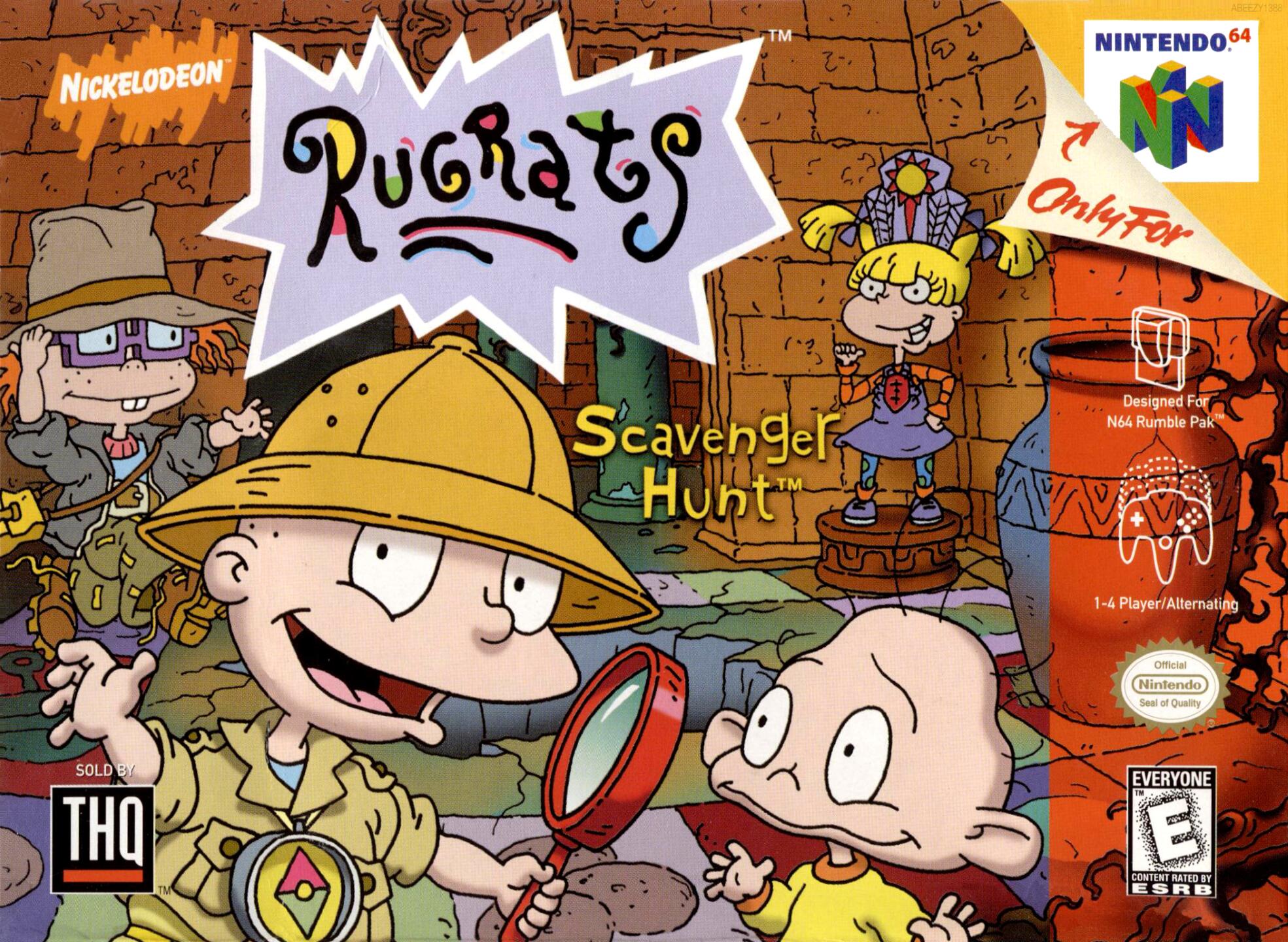 Rugrats - Scavenger Hunt (USA) Cover