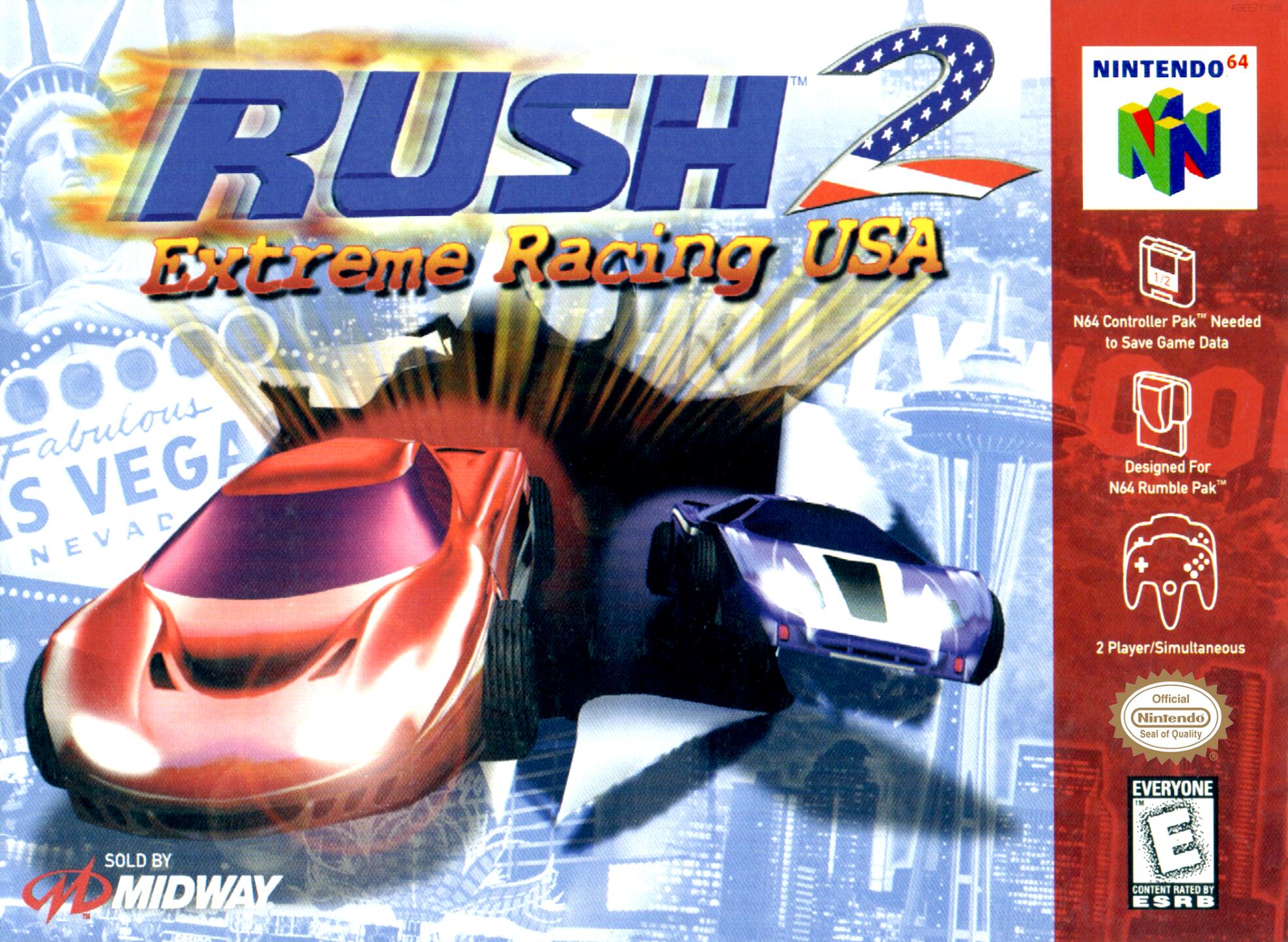 Rush 2 - Extreme Racing USA (USA) Cover