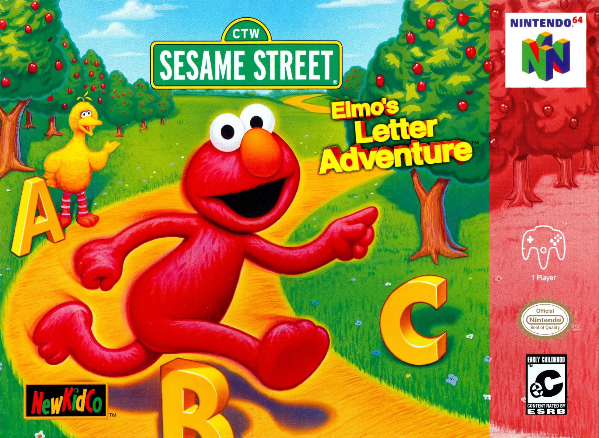 Sesame Street - Elmo's Letter Adventure (USA) Cover