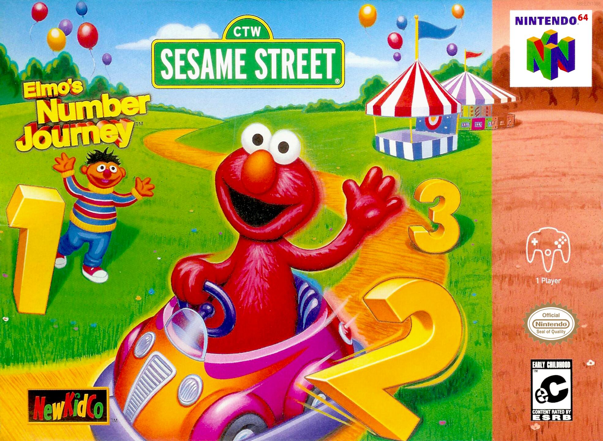 Sesame Street - Elmo's Number Journey (USA) Cover