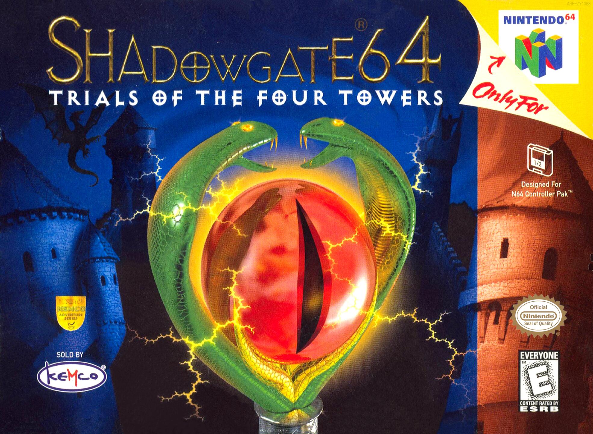 Shadowgate 64 - Trials of the Four Towers (USA) (En,Es) Cover