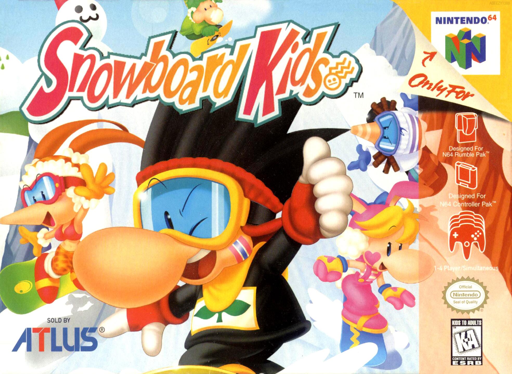 Snowboard Kids (USA) Cover