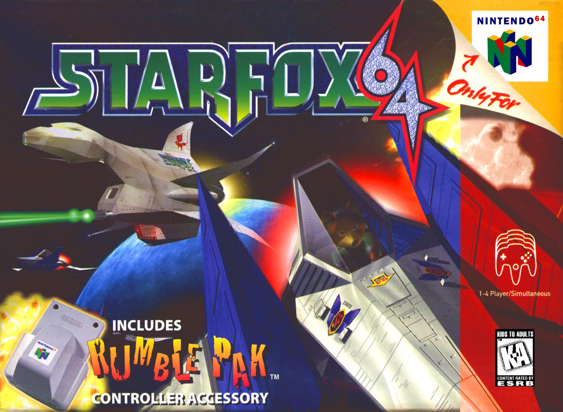 Star Fox 64 (USA) (Rev 1) Cover