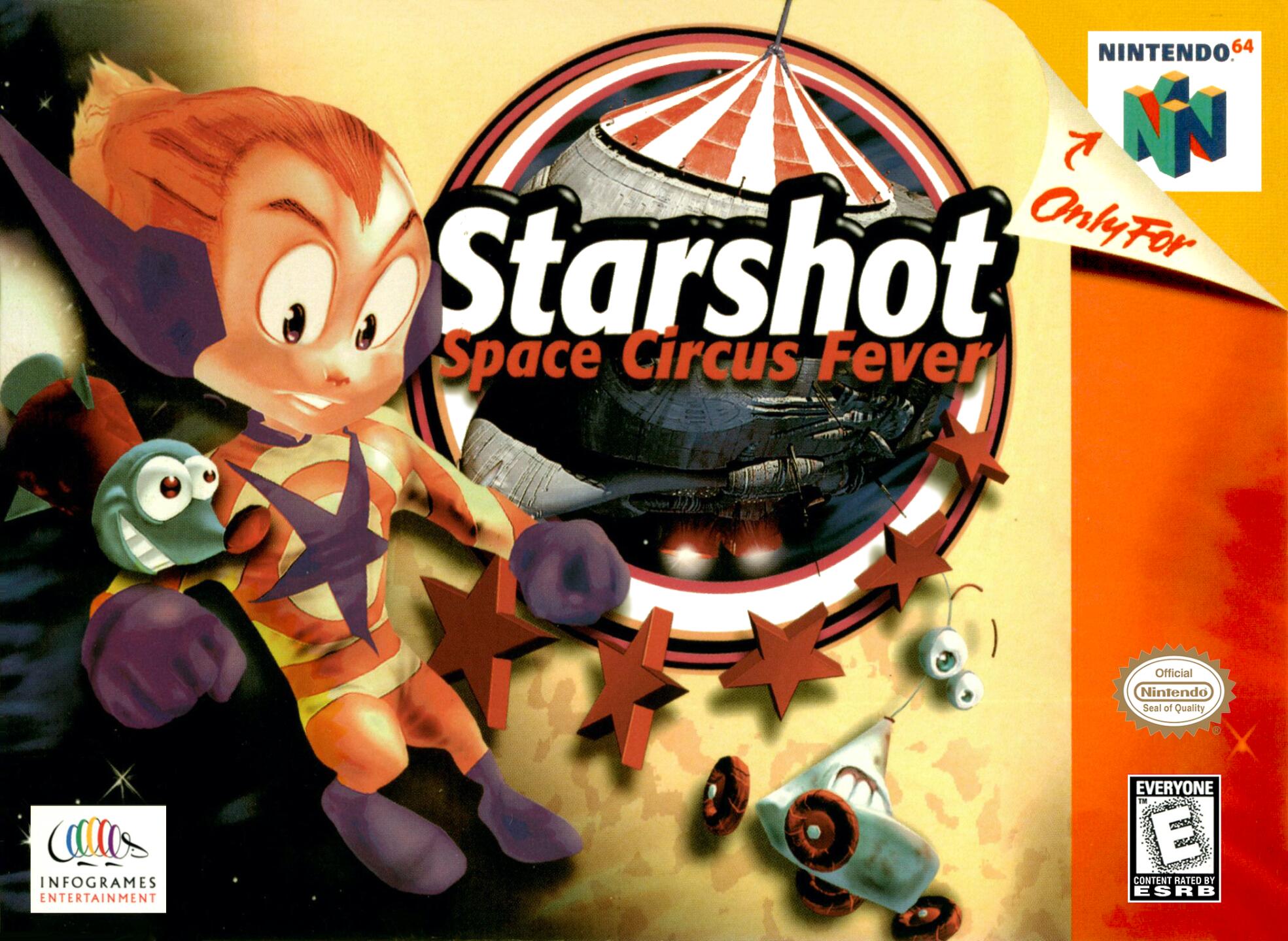 Starshot - Space Circus Fever (USA) (En,Fr,Es) Cover