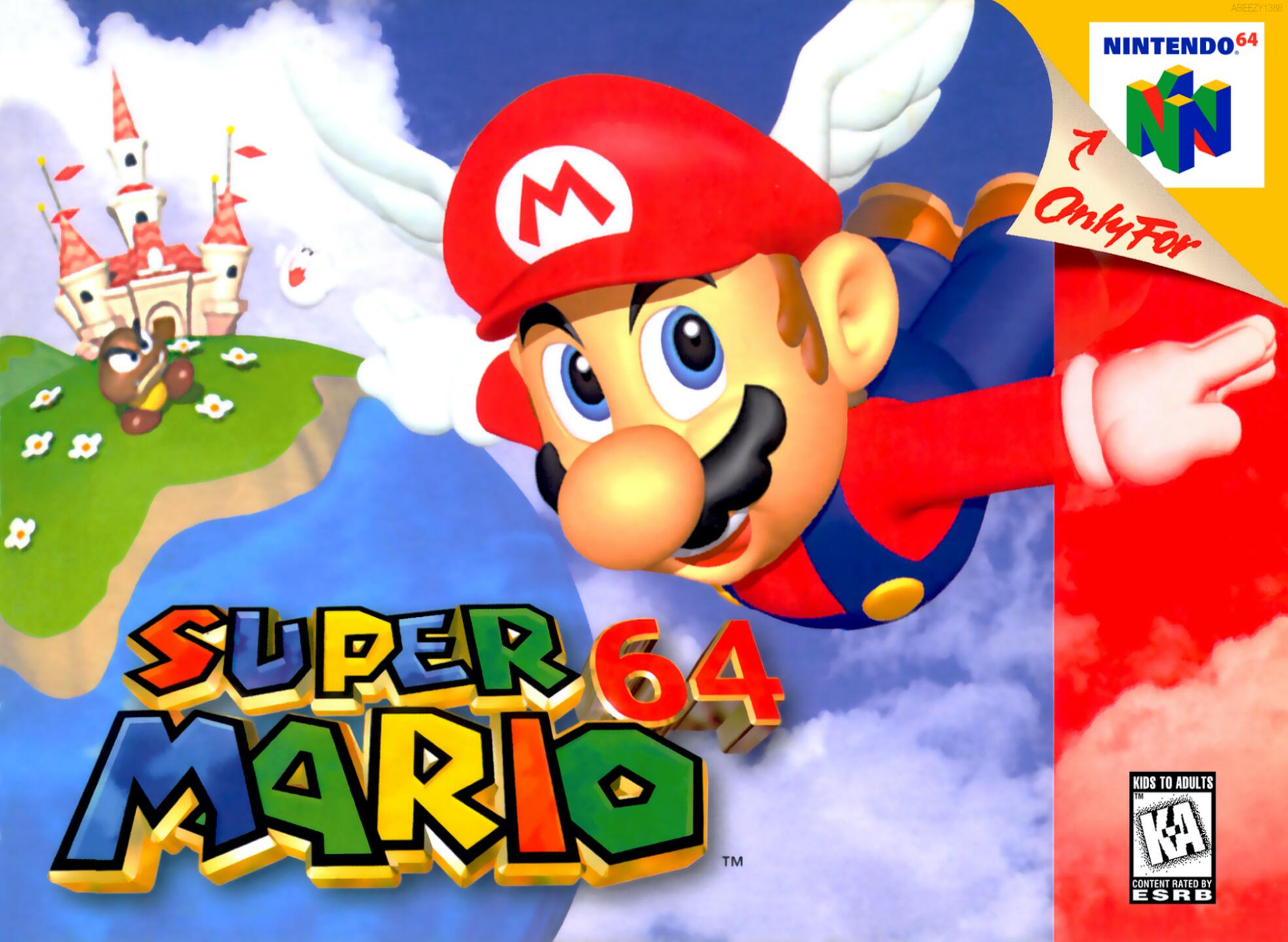 Super Mario 64 (USA) Cover