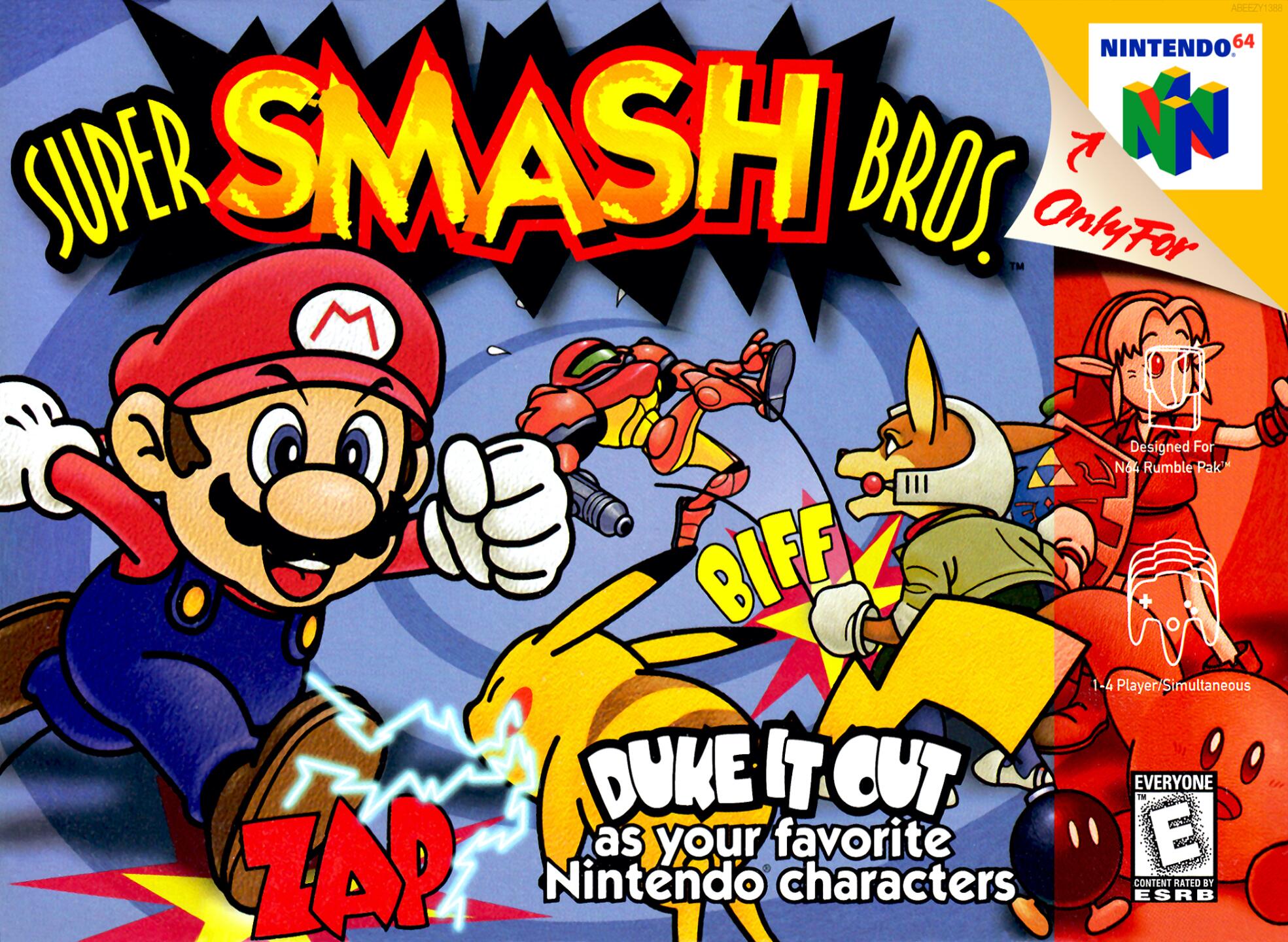 Super Smash Bros. (USA) Cover