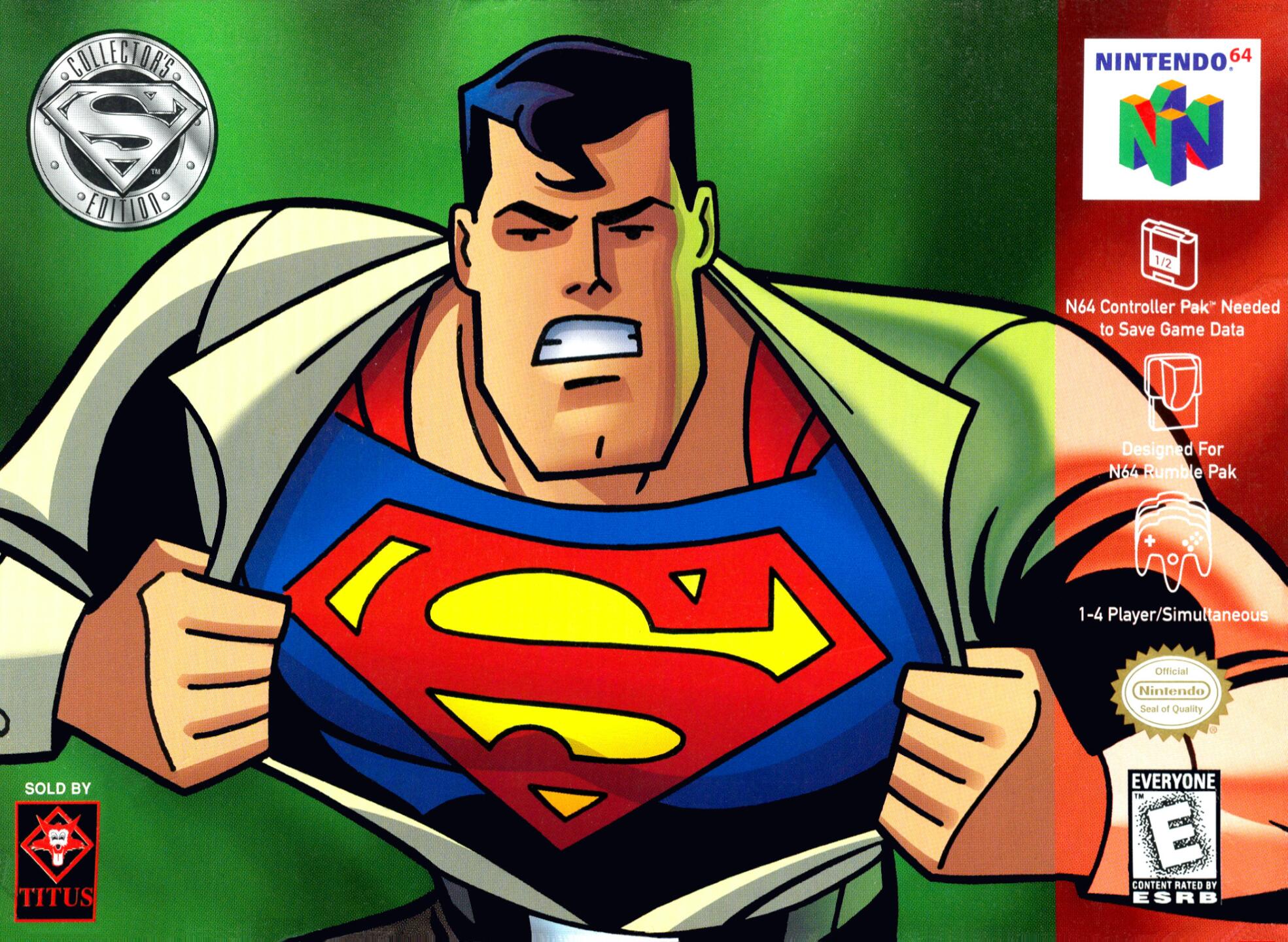 Superman - The New Superman Aventures (USA) (En,Fr,Es) Cover