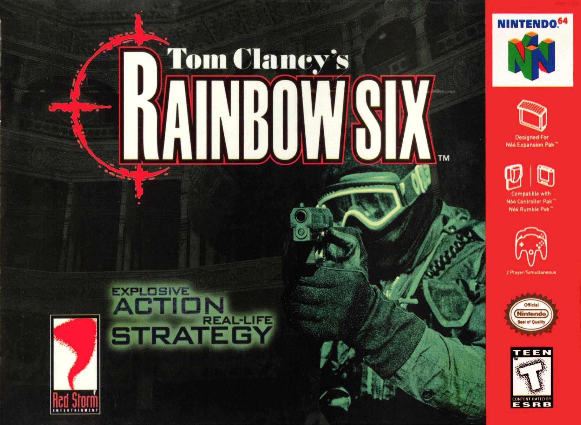 Tom Clancy's Rainbow Six (USA) Cover