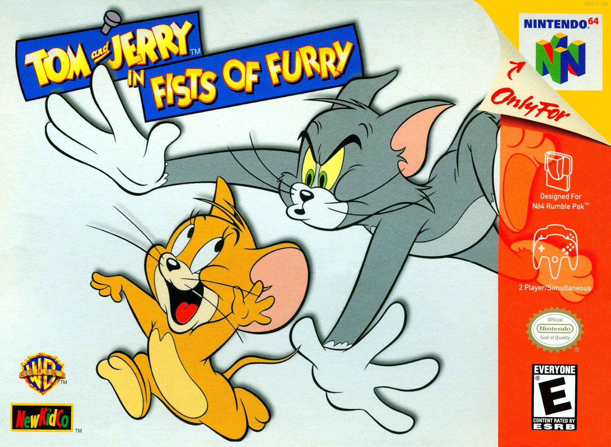 Tom and Jerry in Fists of Furry (USA) Cover
