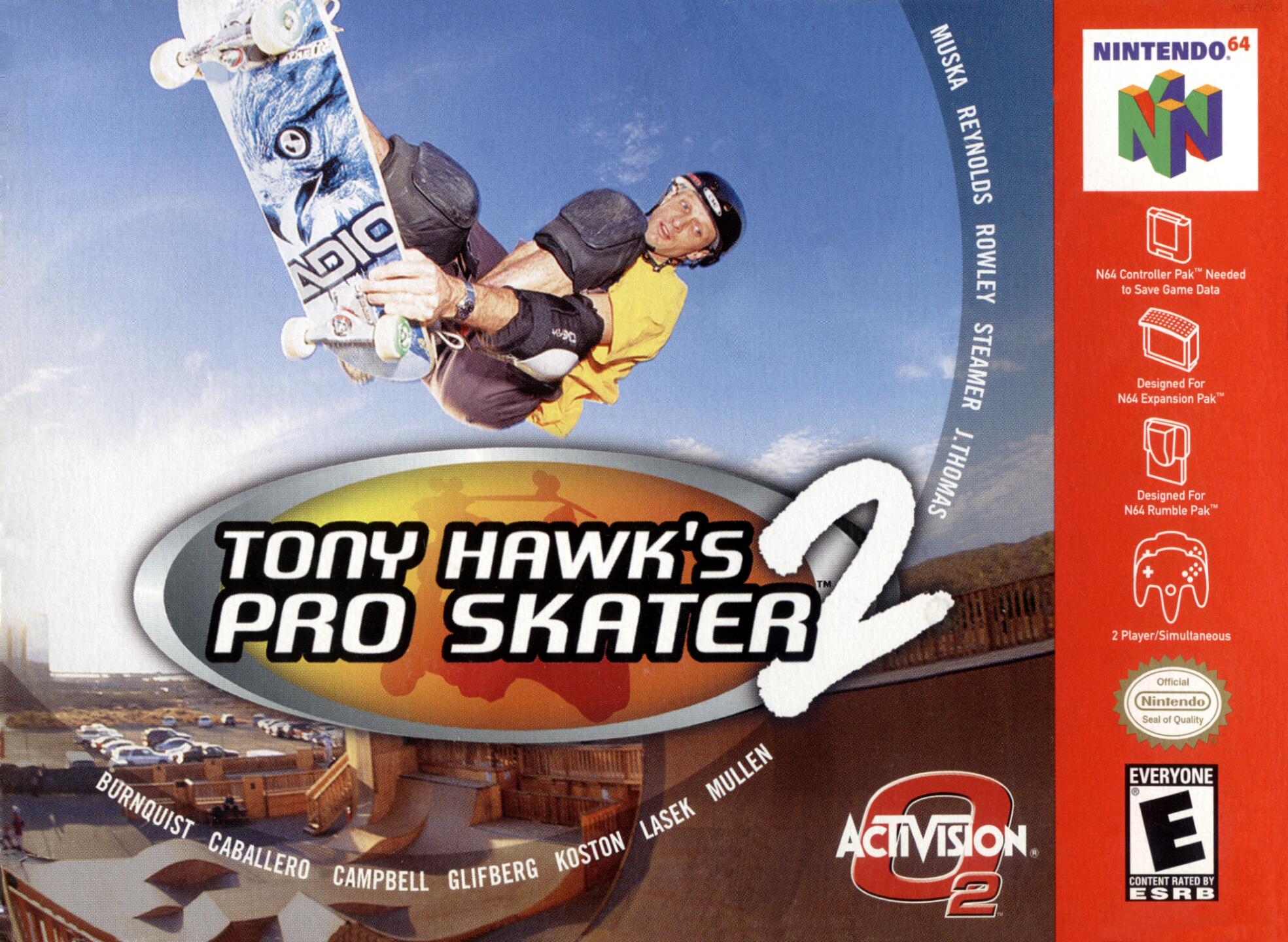 Tony Hawk's Pro Skater 2 (USA) Cover