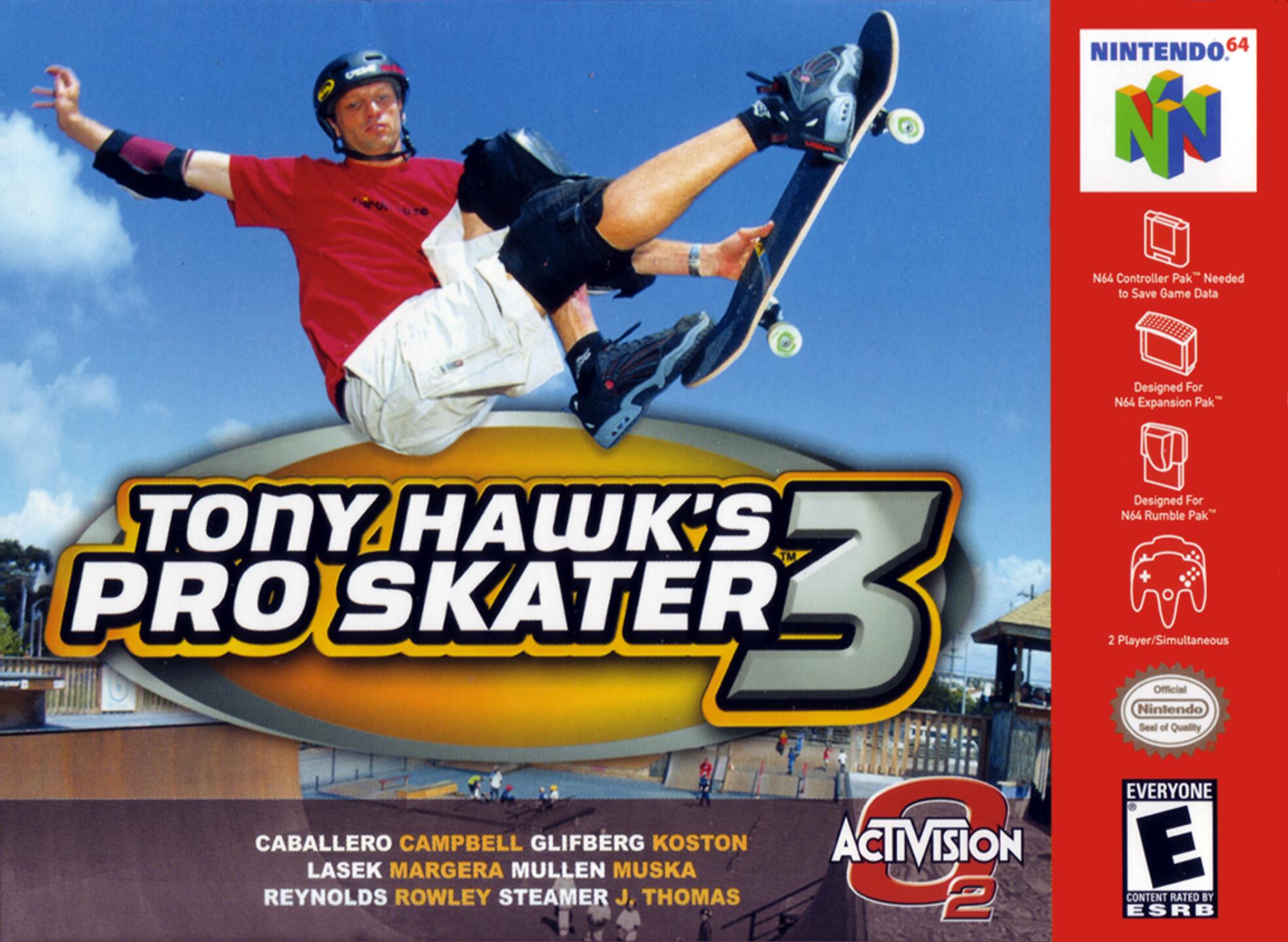 Tony Hawk's Pro Skater 3 (USA) Cover