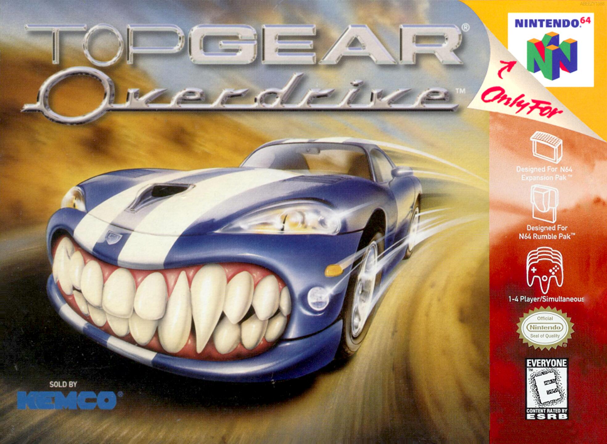 Top Gear Overdrive (USA) Cover